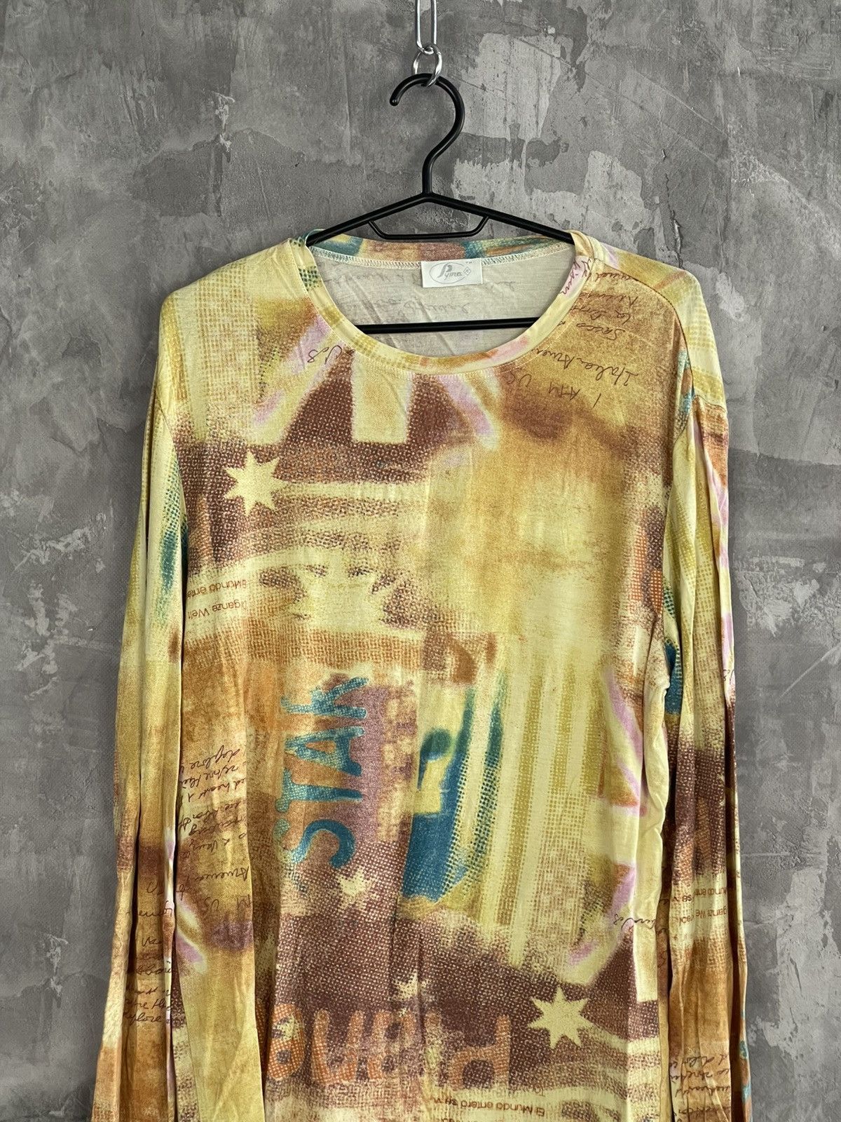 Vintage Y2K Crazy Vintage Diesel Style Avant Garde Longsleeve Size US M / EU 48-50 / 2 - 2 Thumbnail