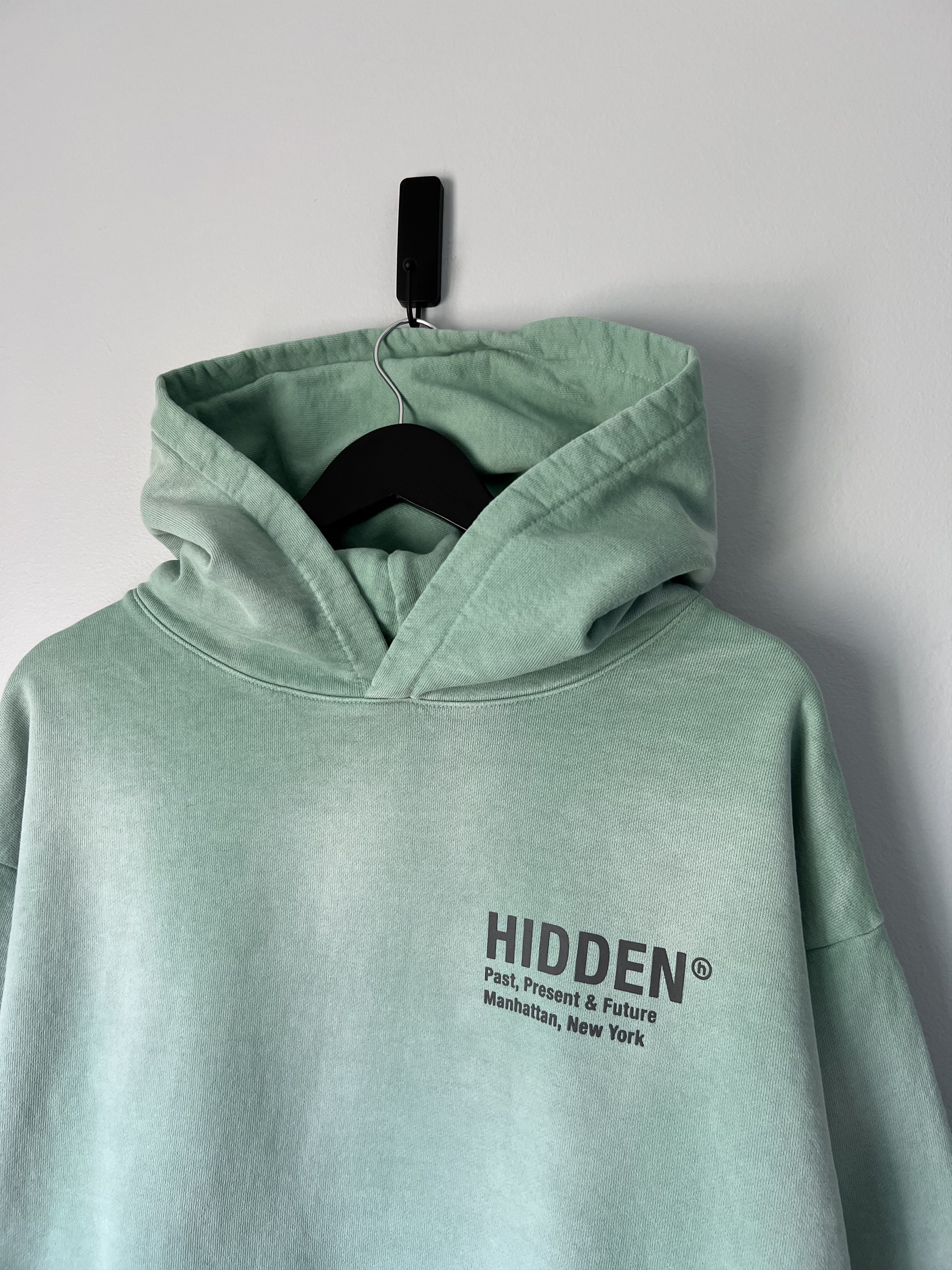 HIDDEN Hidden NY H Logo Vintage Hoodie in Green Size US L / EU 52-54 / 3 - 2 Thumbnail