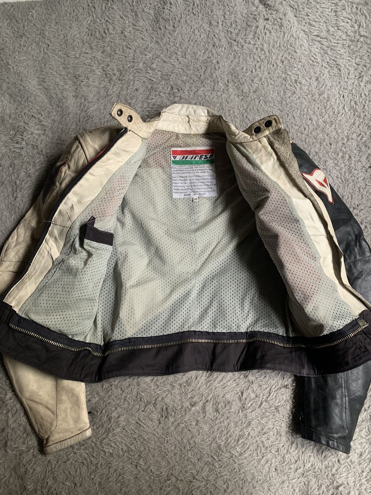 Gear for Sports Vintage 80s Dainese Leather Riding Jacket Motogp erd Size US S / EU 44-46 / 1 - 3 Thumbnail