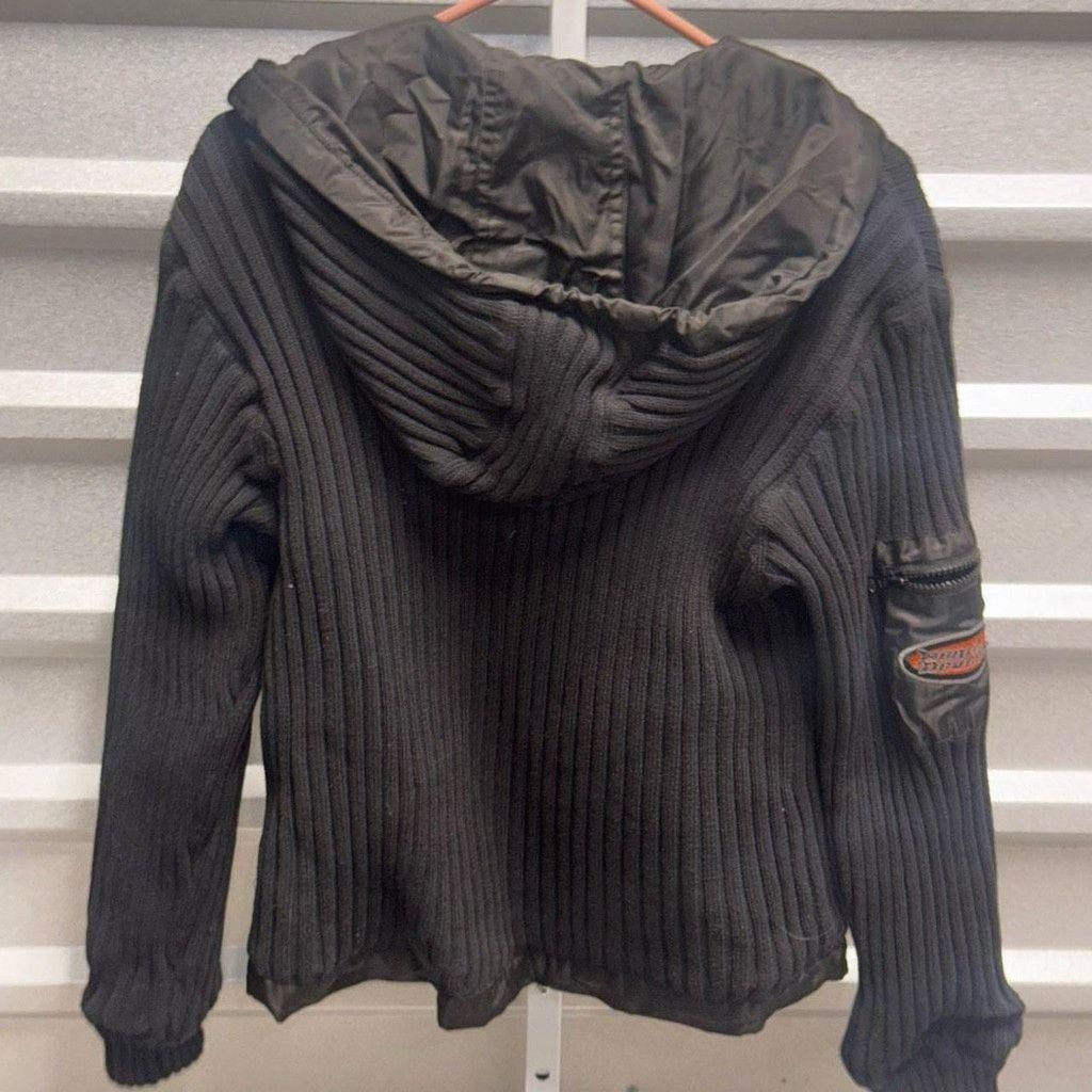 Harley Davidson Harley Davidson Ribbed Sweater Jacket medium Size M / US 6-8 / IT 42-44 - 6 Thumbnail
