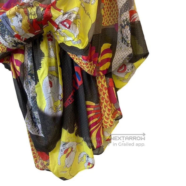 Junya Watanabe Junya Watanabe Monk Robe Printed Dress Size S / US 4 / IT 40 - 6 Thumbnail