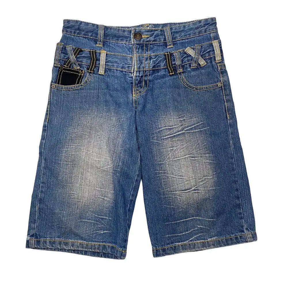 Hysteric Glamour 2000's Gang Buster Double Waist Washed Belt Loops Size US 28 / EU 44 - 1 Thumbnail