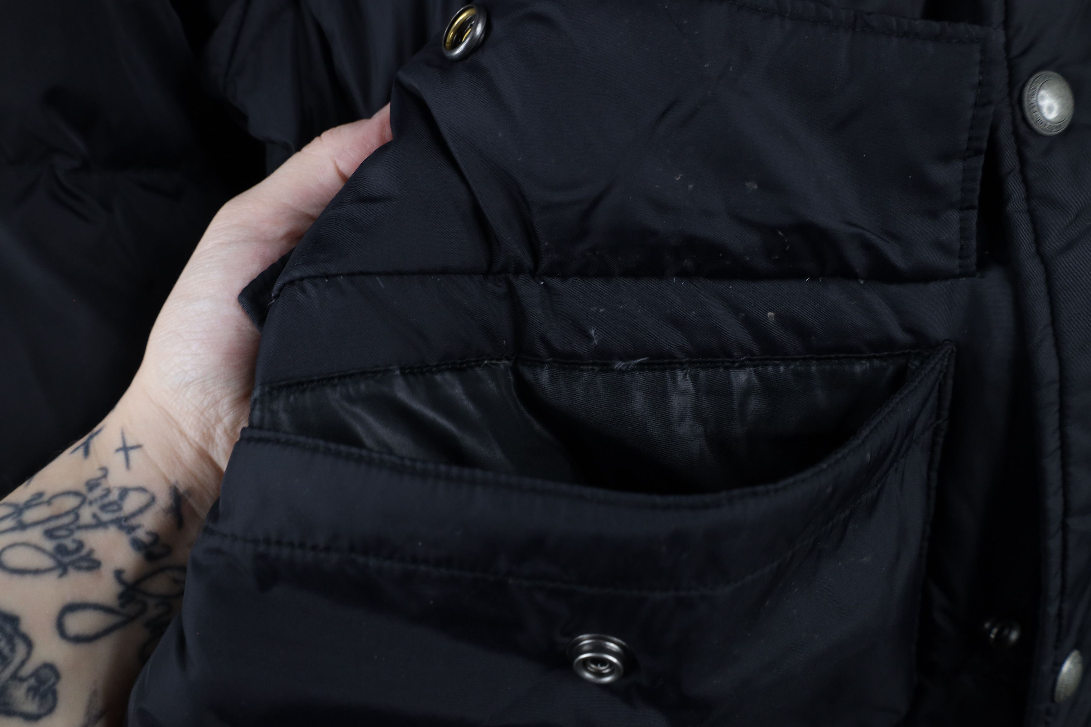 Lands' End × Vintage Vintage Y2K Lands End Down Insulated Puffer Jacket Black Size US L / EU 52-54 / 3 - 7 Thumbnail