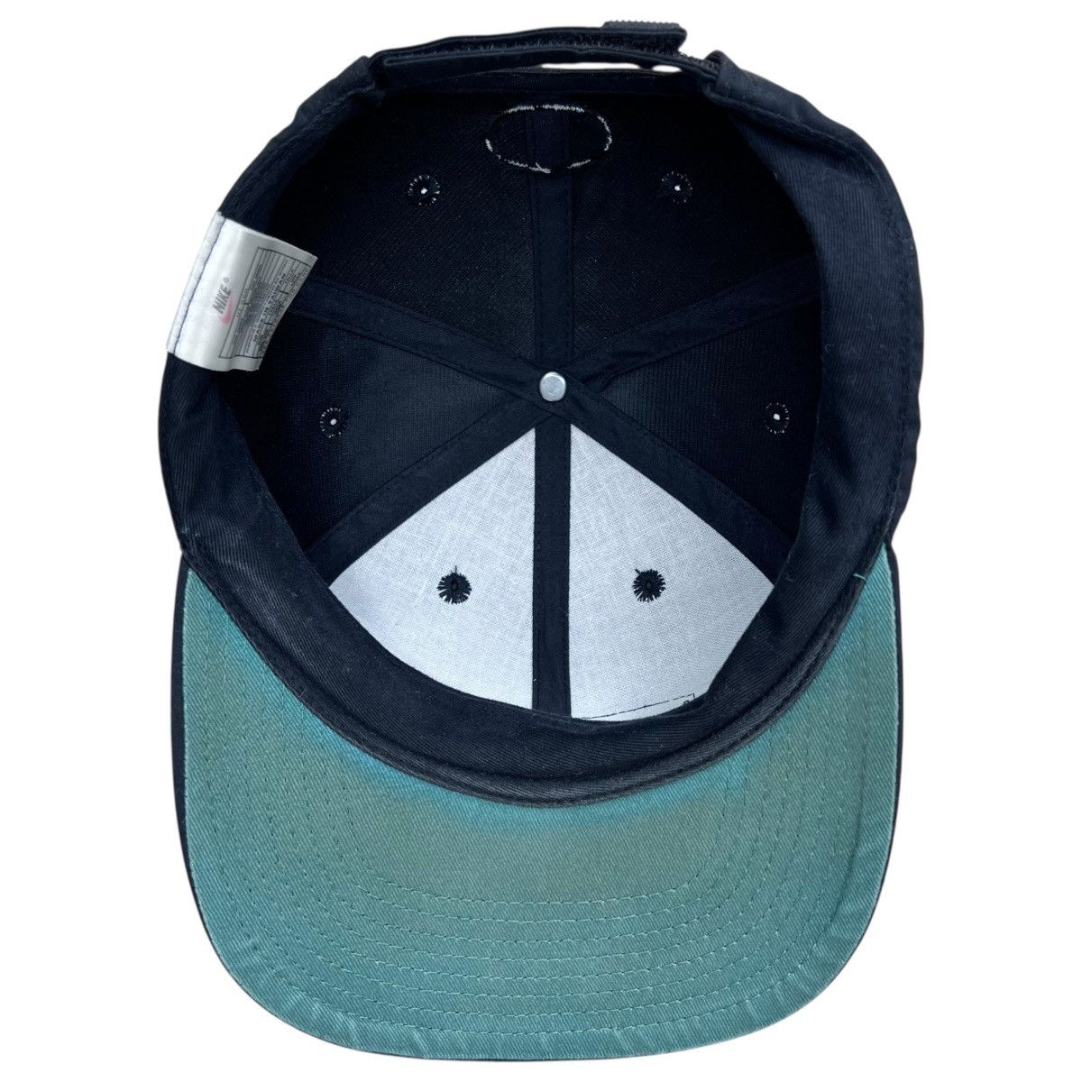 Nike Vintage 1990s Nike Swoosh 18 Spell Out Strap Back Hat Size ONE SIZE - 7 Thumbnail
