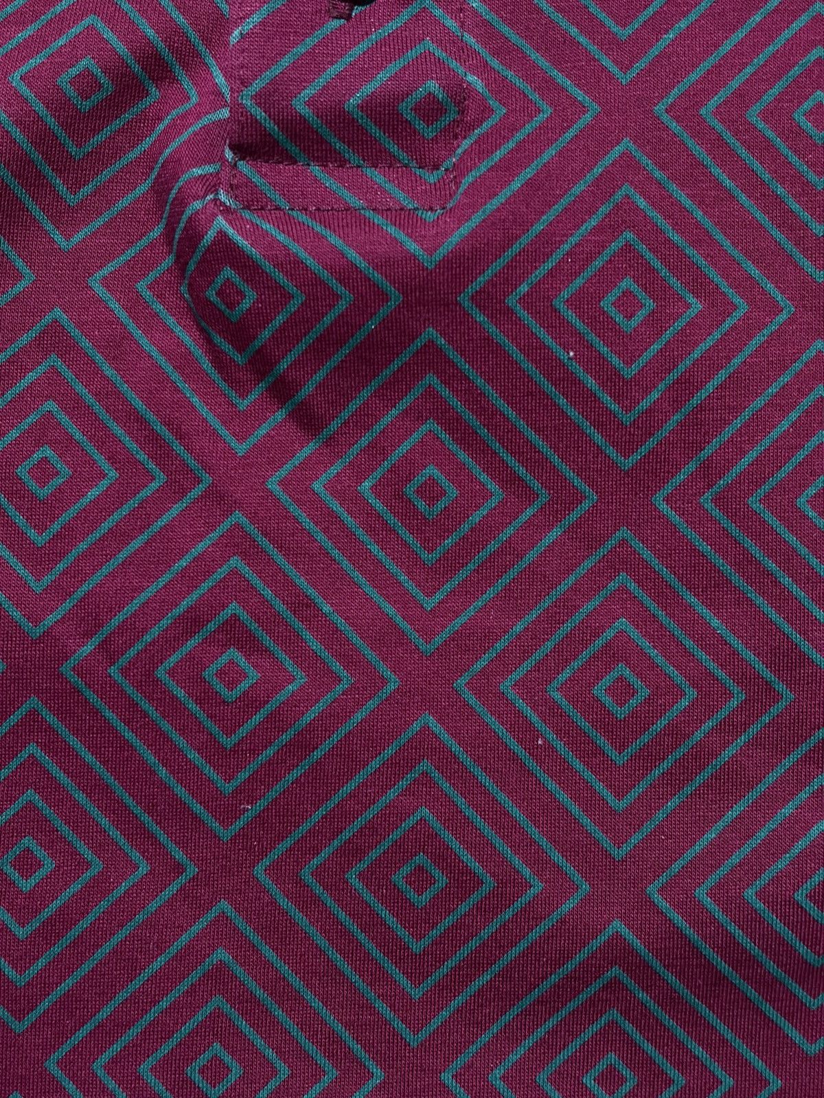 Vintage Vintage 90s Par Four Polo Shirt Mens Medium Geometric Golf Size US M / EU 48-50 / 2 - 2 Thumbnail