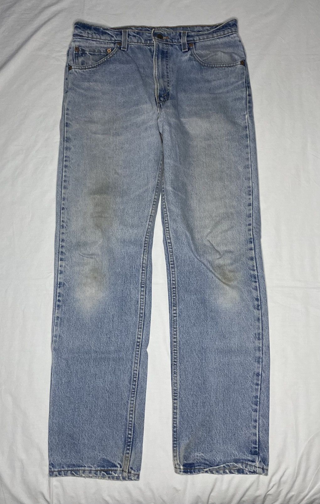 Levi's VTG Levis 505 Jeans 34x32 Stonewash Straight Leg Blue Denim Size US 34 / EU 50 - 1 Thumbnail