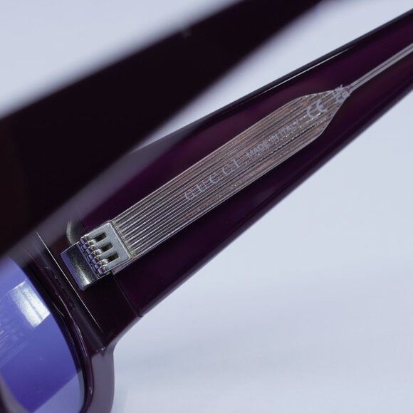 Gucci 🕶️ New Gucci GG1917S 010 Sunglasses - Solid Plum Frame Size ONE SIZE - 7 Thumbnail