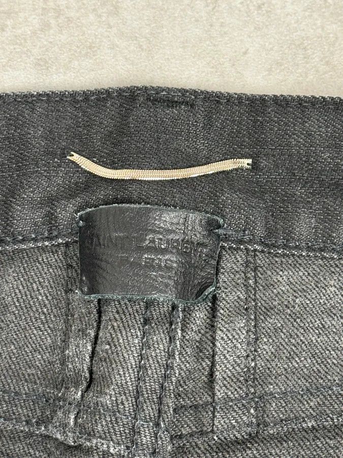Saint Laurent Paris Saint Laurent Black Slim Denim Jeans Size US 31 - 10 Thumbnail