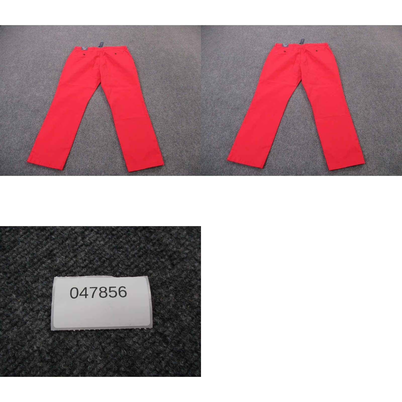 Tommy Hilfiger Tommy Hilfiger Pants Men 36 x 30 Red Slim Fit Stretch Straight Preppy Casual NEW Pants Regular 36 Red Straight Mens Size US 36 / EU 52 - 9 Thumbnail
