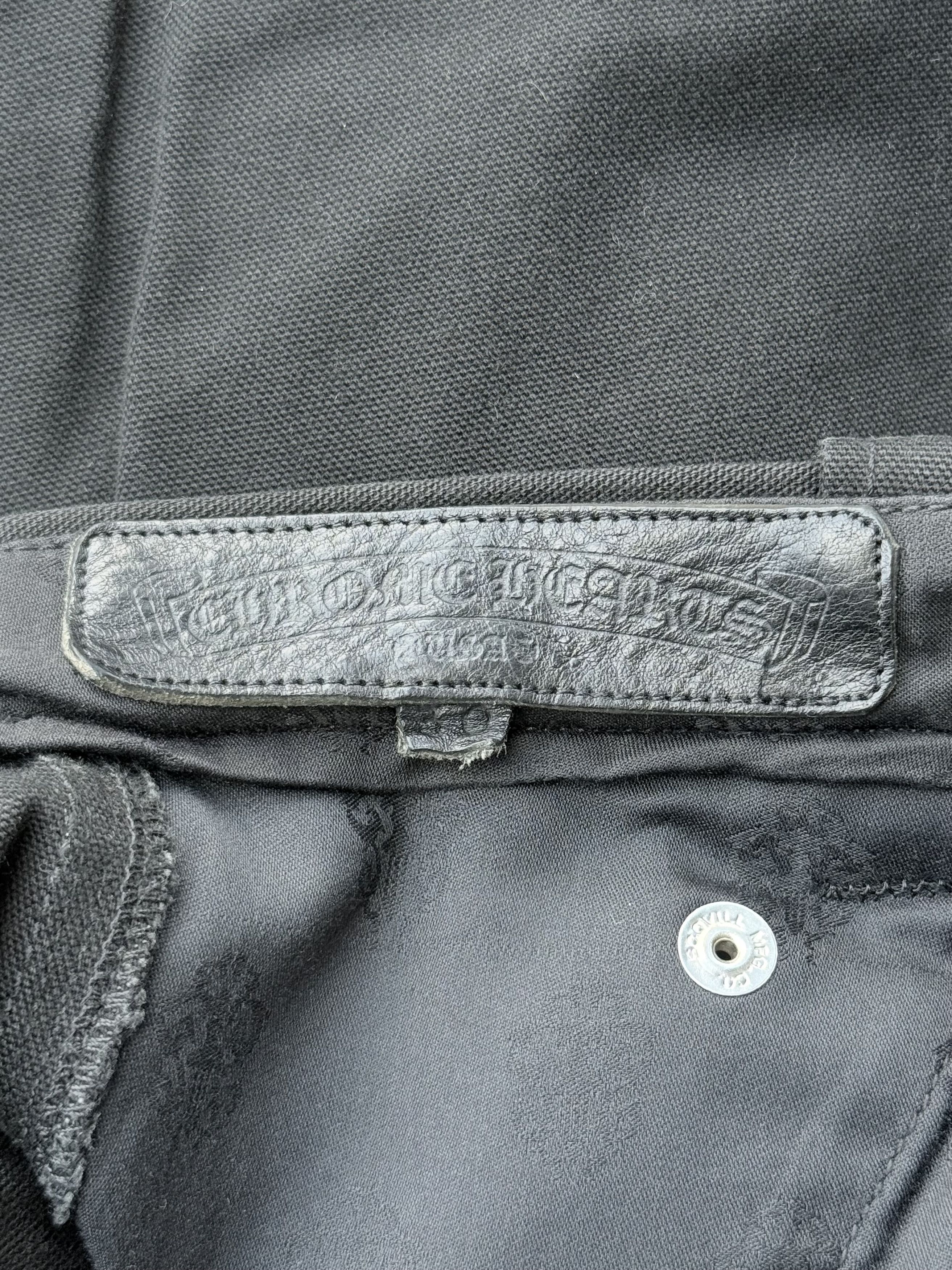 Chrome Hearts Chrome Hearts Black Flared Carpenter Pants Size US 30 / EU 46 - 3 Thumbnail