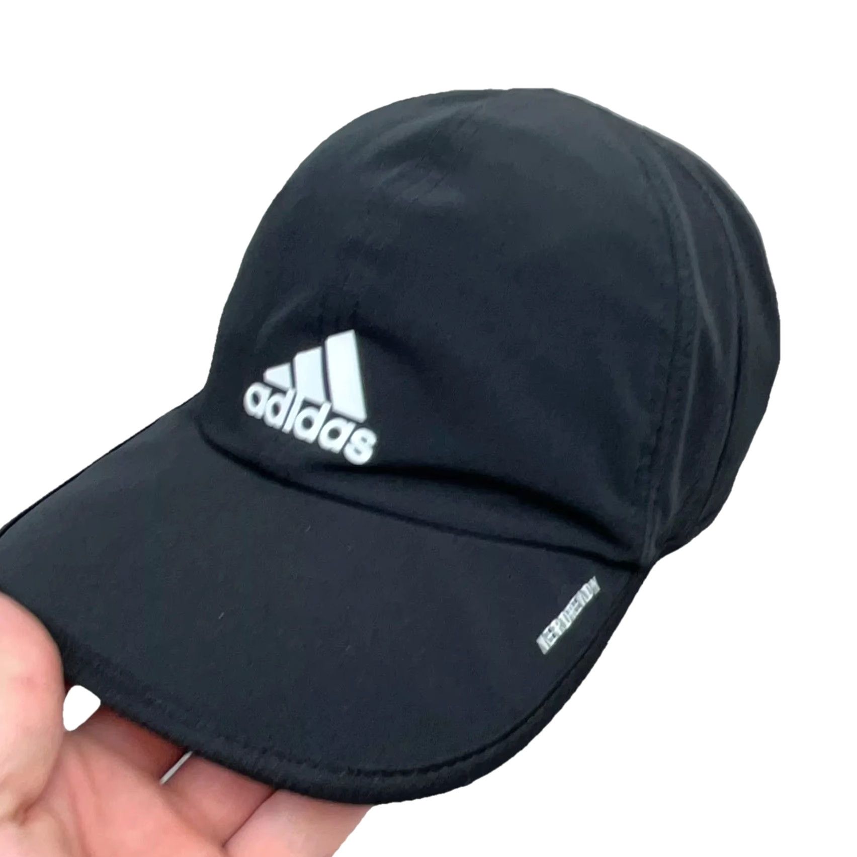 Adidas Adidas Hat Cap Adjustable Black White Performance Adizero Featherlight Baseball Cap Men Ajustable Black White 90s? Size ONE SIZE - 4 Thumbnail