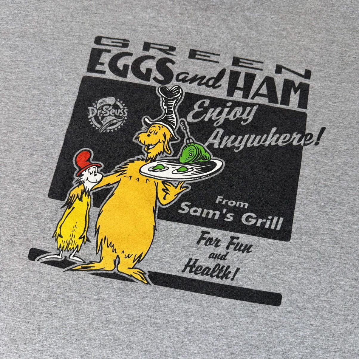 Tultex Vintage 2001 Dr. Seuss Green Eggs & Ham T-shirt Size US XL / EU 56 / 4 - 2 Thumbnail
