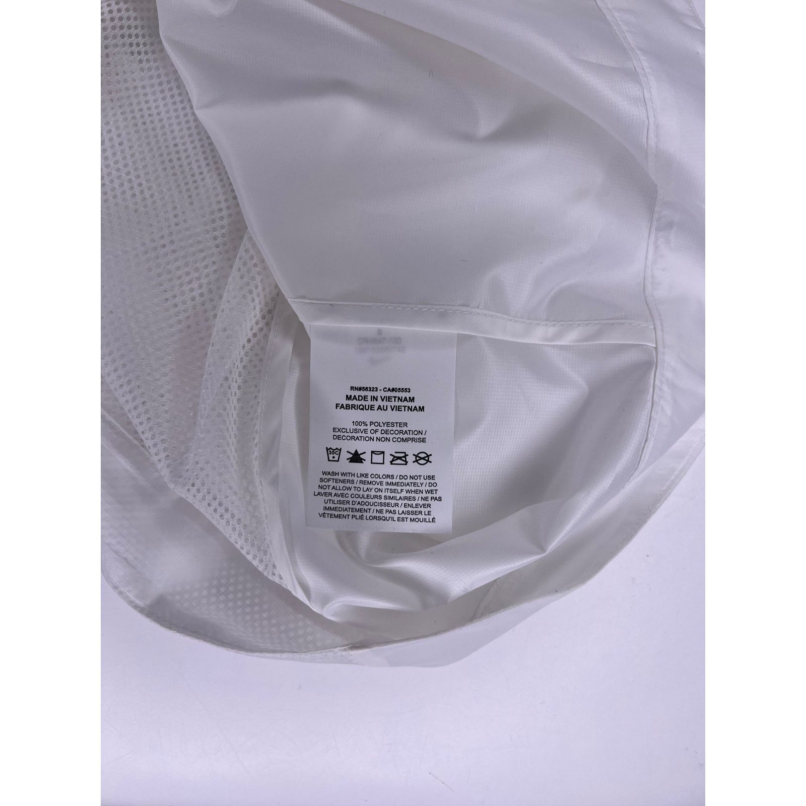 Nike Nike Pro Elite Full-Zip White Windbreaker Running Jacket Size US S / EU 44-46 / 1 - 6 Thumbnail