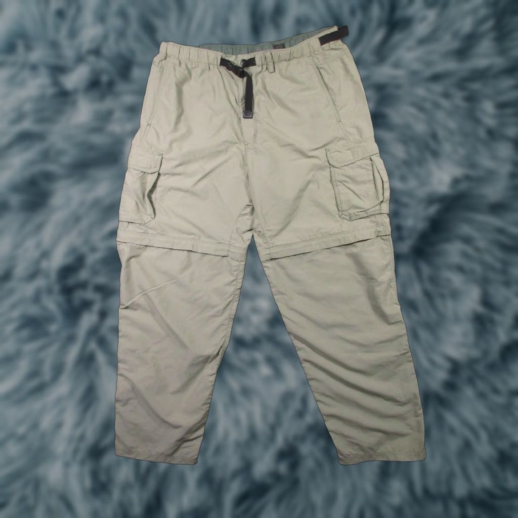 Vintage REI Pants Mens XL Beige Lightweight Nylon Cargo Convertible 32 Inseam Zip Casual Travel Size US 36 / EU 52 - 1 Thumbnail