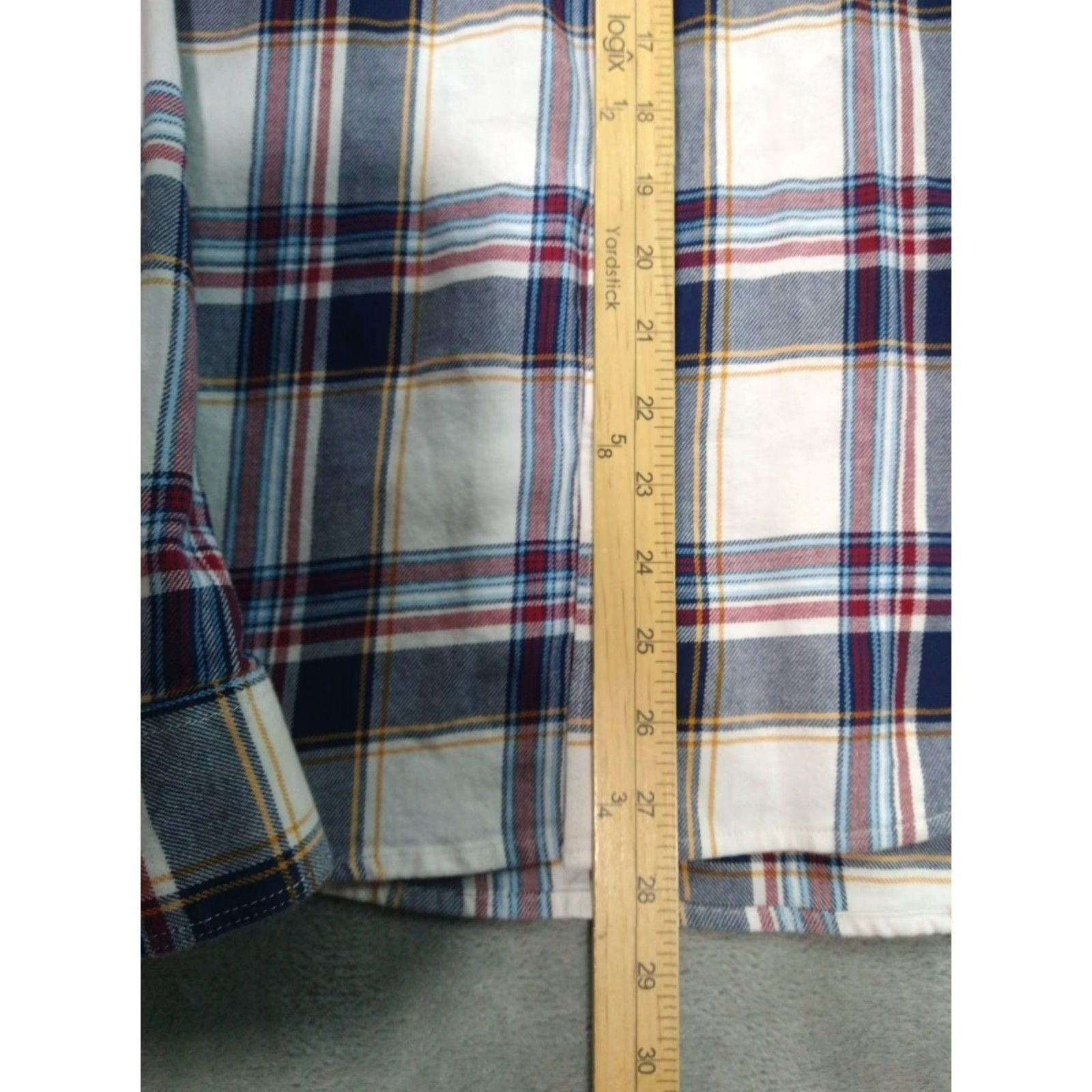 Lucky Brand Lucky Brand Shirt Mens Large White Plaid Flannel Saturday Stretch Pearl Snap Button-Up Casual Confident Classic 90s? Size US L / EU 52-54 / 3 - 4 Thumbnail