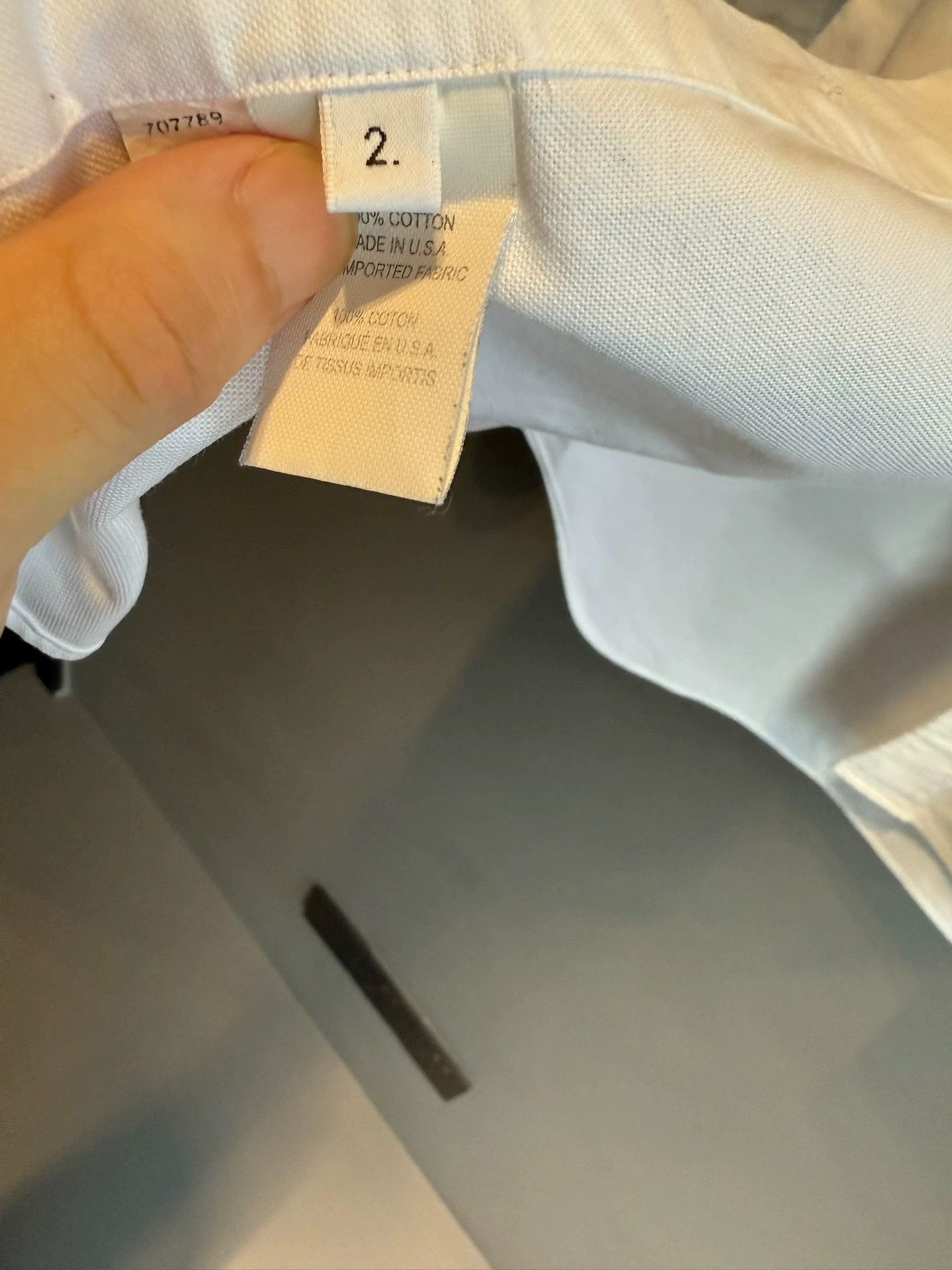 Thom Browne Thom Browne Rare Tricolor Strap Pocket Shirt White Size2 Size US M / EU 48-50 / 2 - 5 Thumbnail