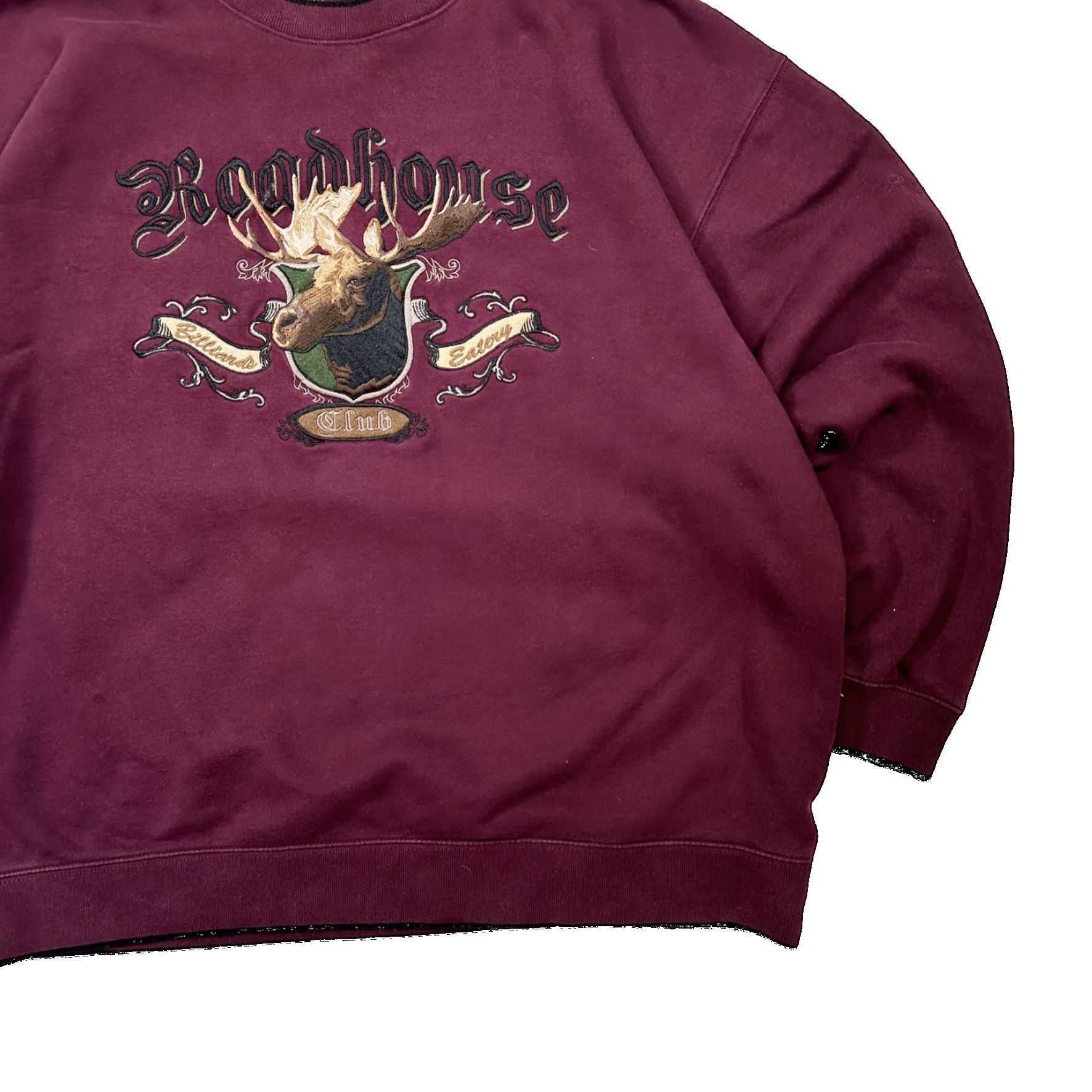 Vintage VIntage Heavy Embroidered Moose Roadhouse HEavy Nature Size US XL / EU 56 / 4 - 3 Thumbnail
