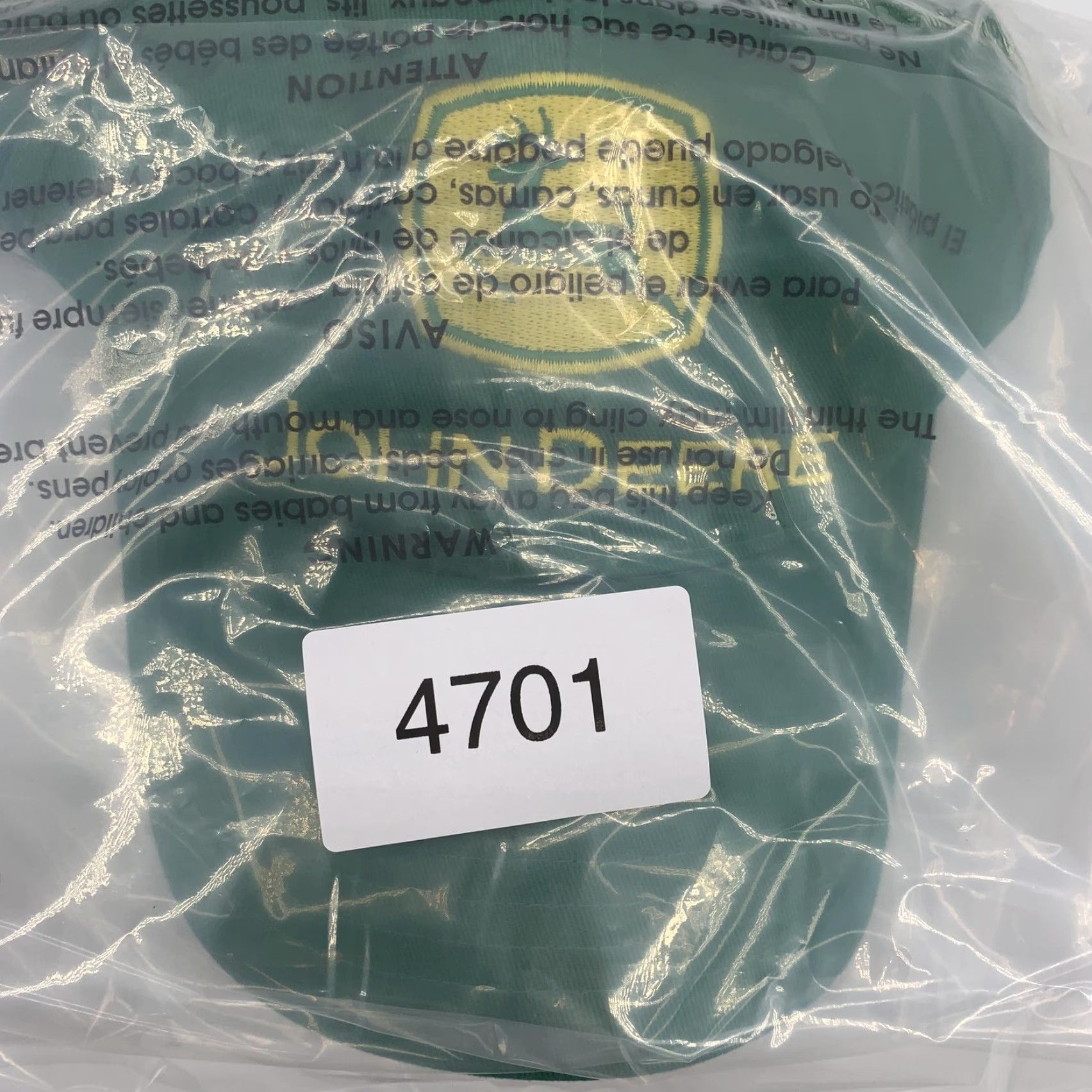 John Deere John Deere Hat Cap Snap Back Mens Green Twill Crown Bill Casual Outdoor One Size Cary Francis Group Size ONE SIZE - 7 Thumbnail