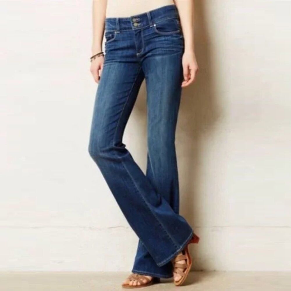 Paige Paige Premium Denim Hidden Hills Bootcut Blue Jeans Size 27 Size 27" / US 4 / IT 40 - 1 Thumbnail