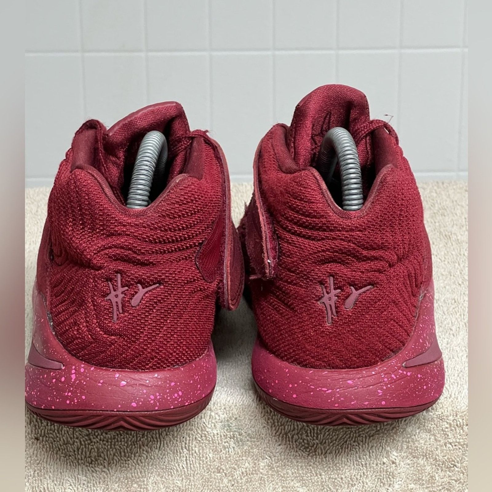 Nike Nike Kyrie 2 "Red Velvet" Shoes Youth 6Y Red Athletic Size US 7.5 / IT 37.5 - 5 Thumbnail