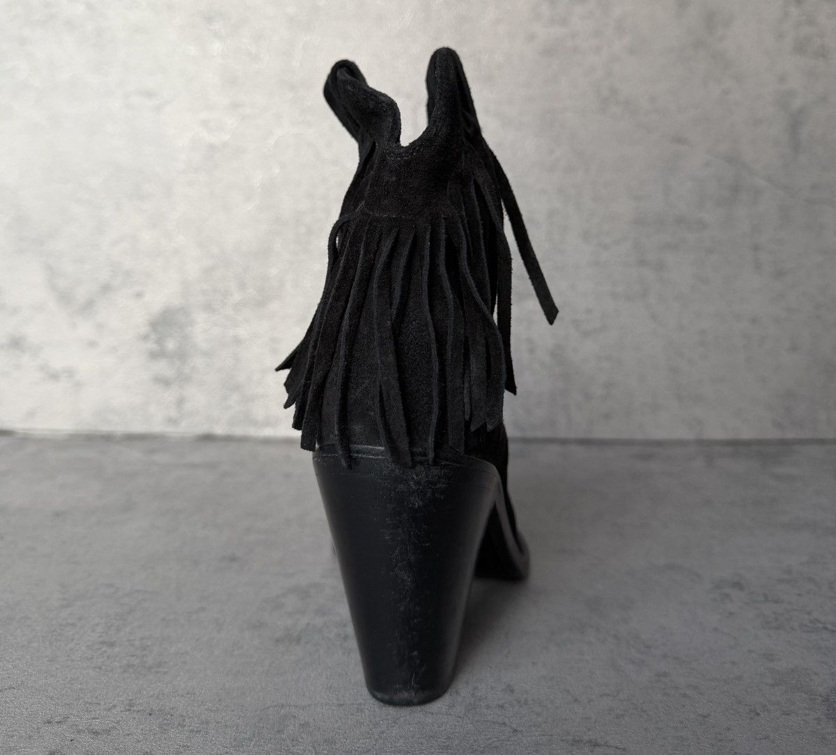 Saint Laurent Paris SAINT LAURENT PARIS - WESTERN FRINGE COWBOY BOOTS Size US 5 / IT 35 - 5 Thumbnail