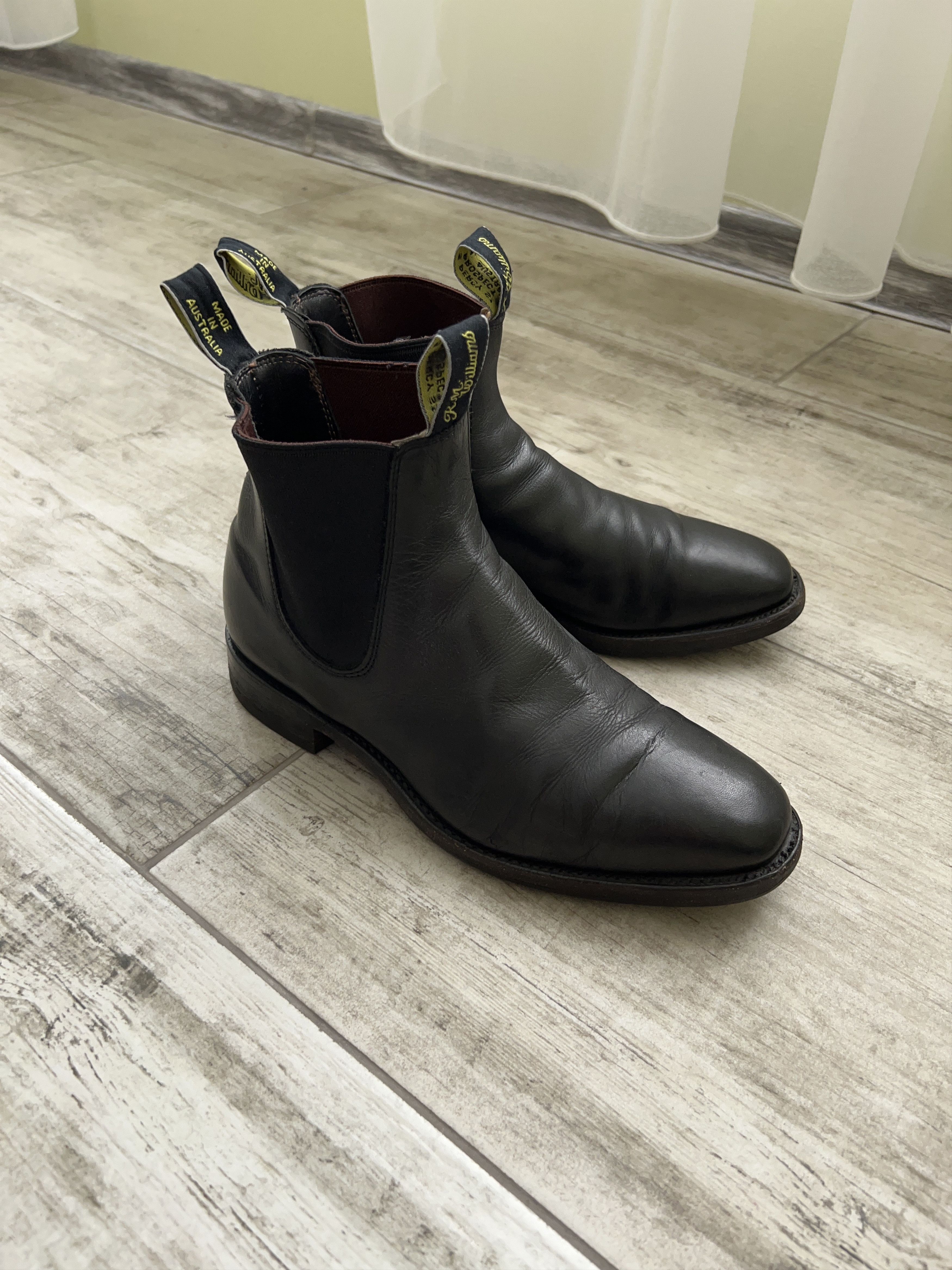 R.M. Williams Womens Australia Leather Chelsea Boots Shoes Size 6 H CF Size US 6 / IT 36 - 2 Thumbnail