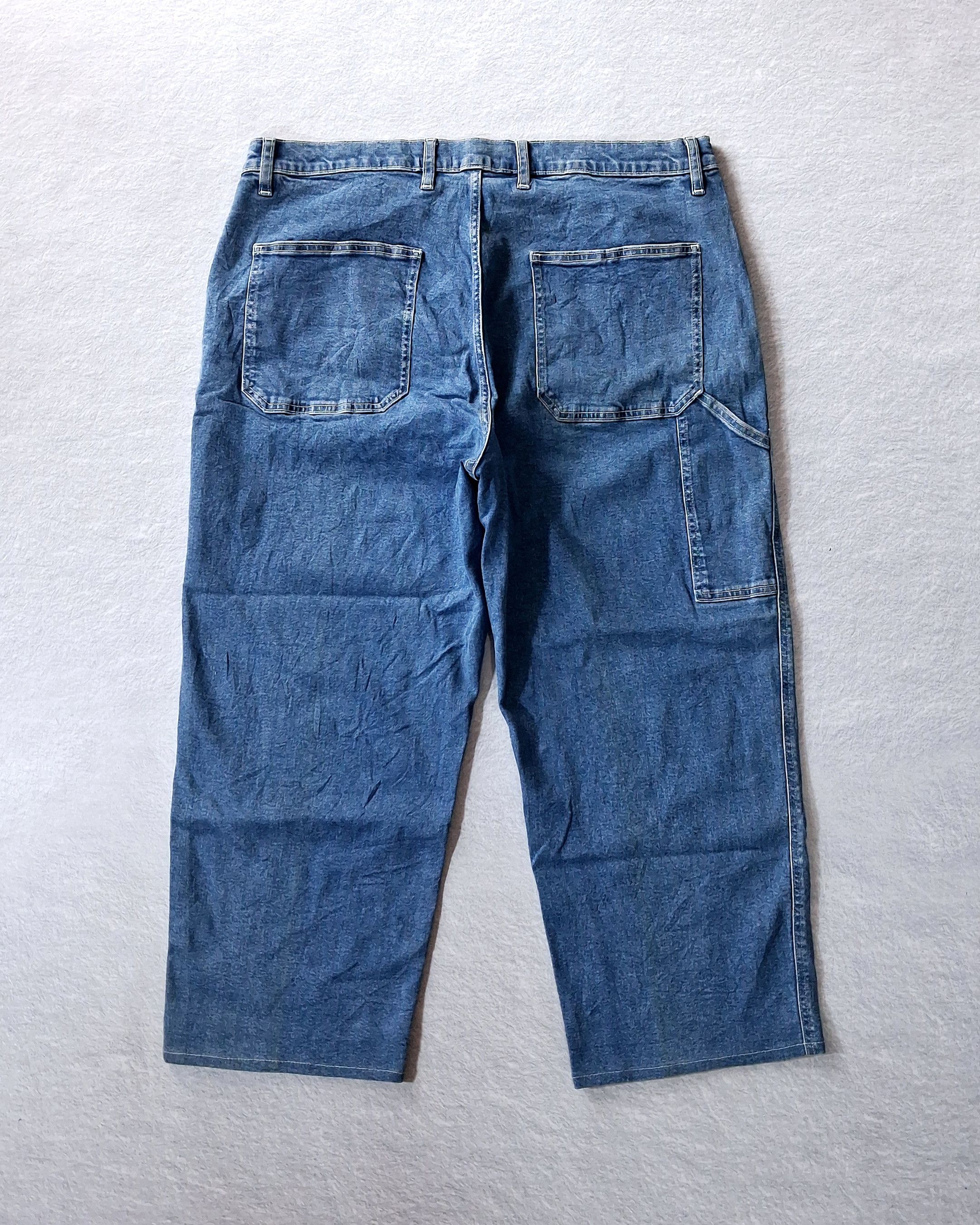 Uniqlo UNIQLO CARPENTER DENIM BLUE JEANS Size US 39 - 10 Thumbnail