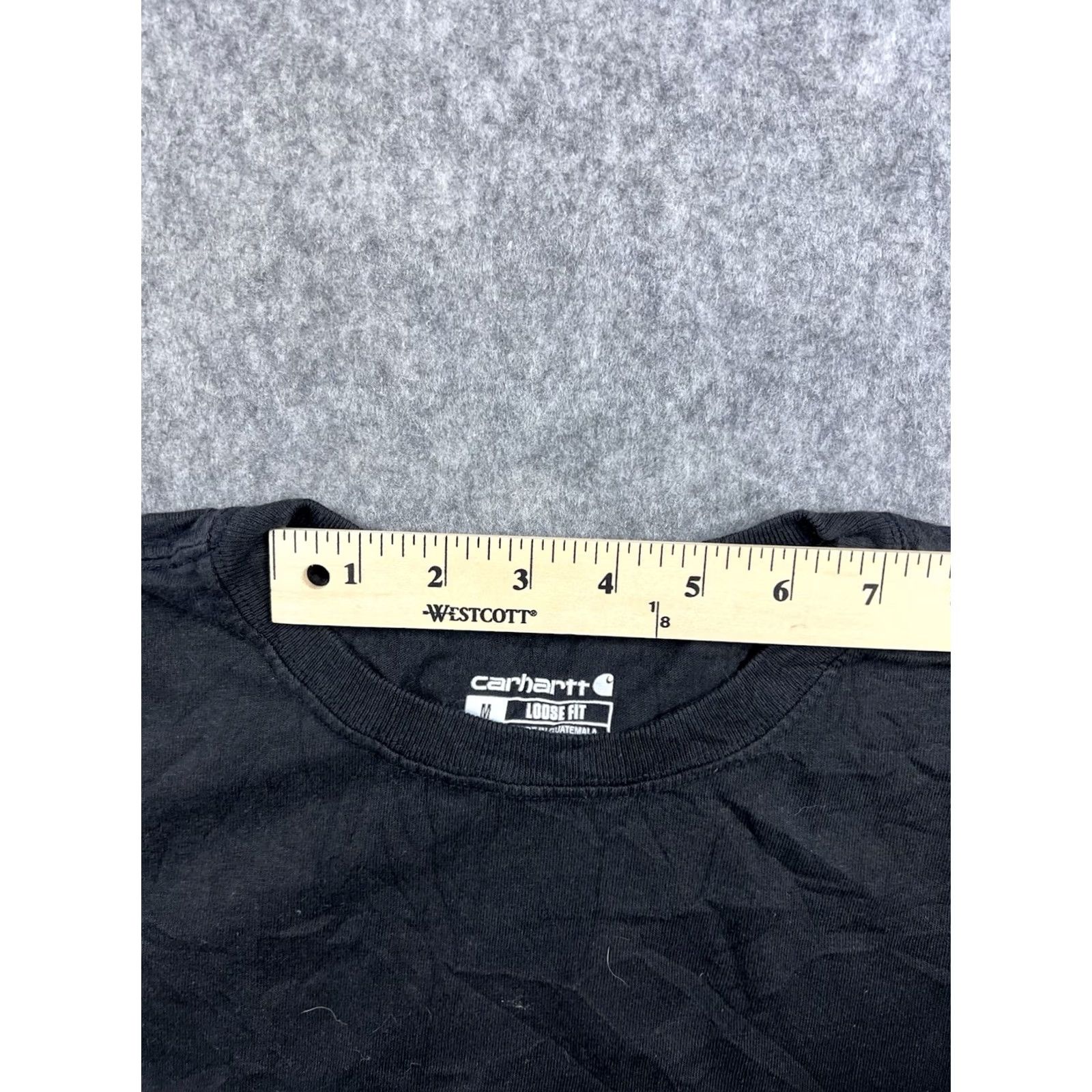 Carhartt Carhartt Boy's Black Logo Arm Loose Fit T-Shirt Long Sleeve Outdoor Size M(8-10) Size US M / EU 48-50 / 2 - 6 Thumbnail
