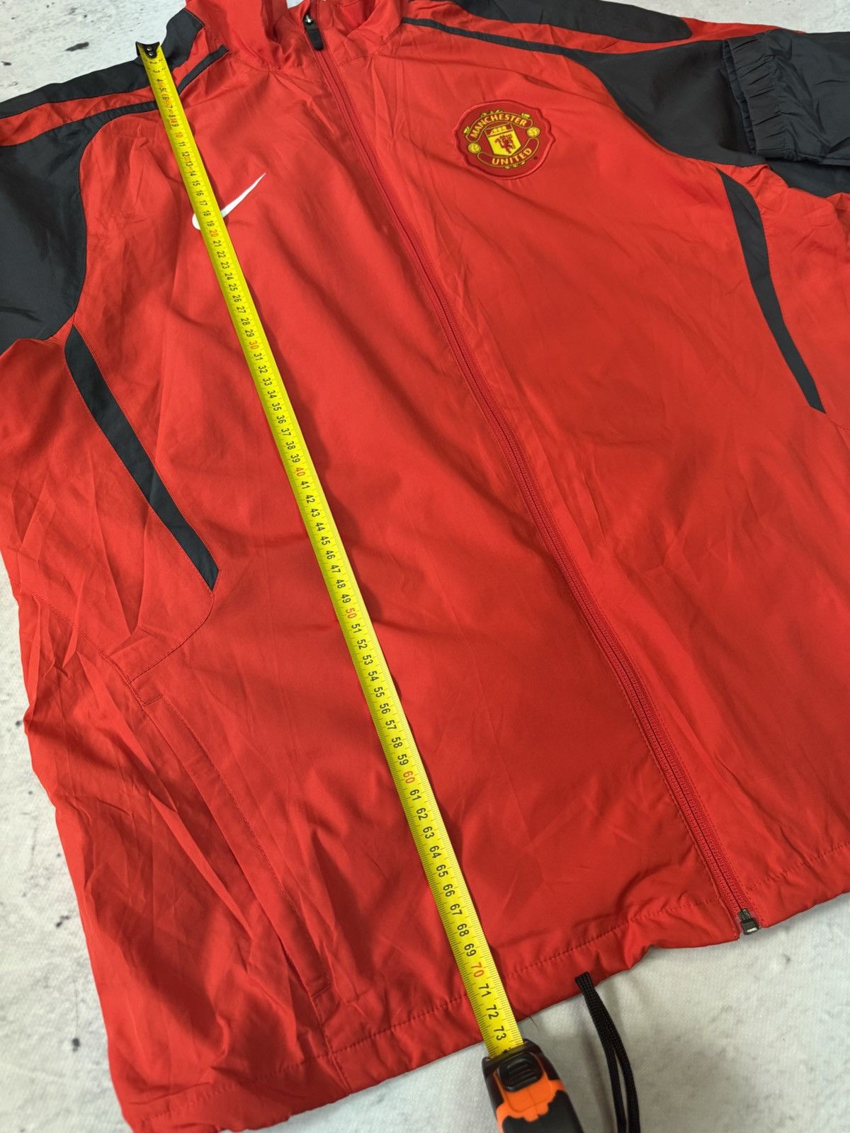 Nike × Vintage NIKE MANCHESTER UNITED VINTAGE BASIC LOGO BAGGY LIGHT JACKET Size US XL / EU 56 / 4 - 12 Thumbnail