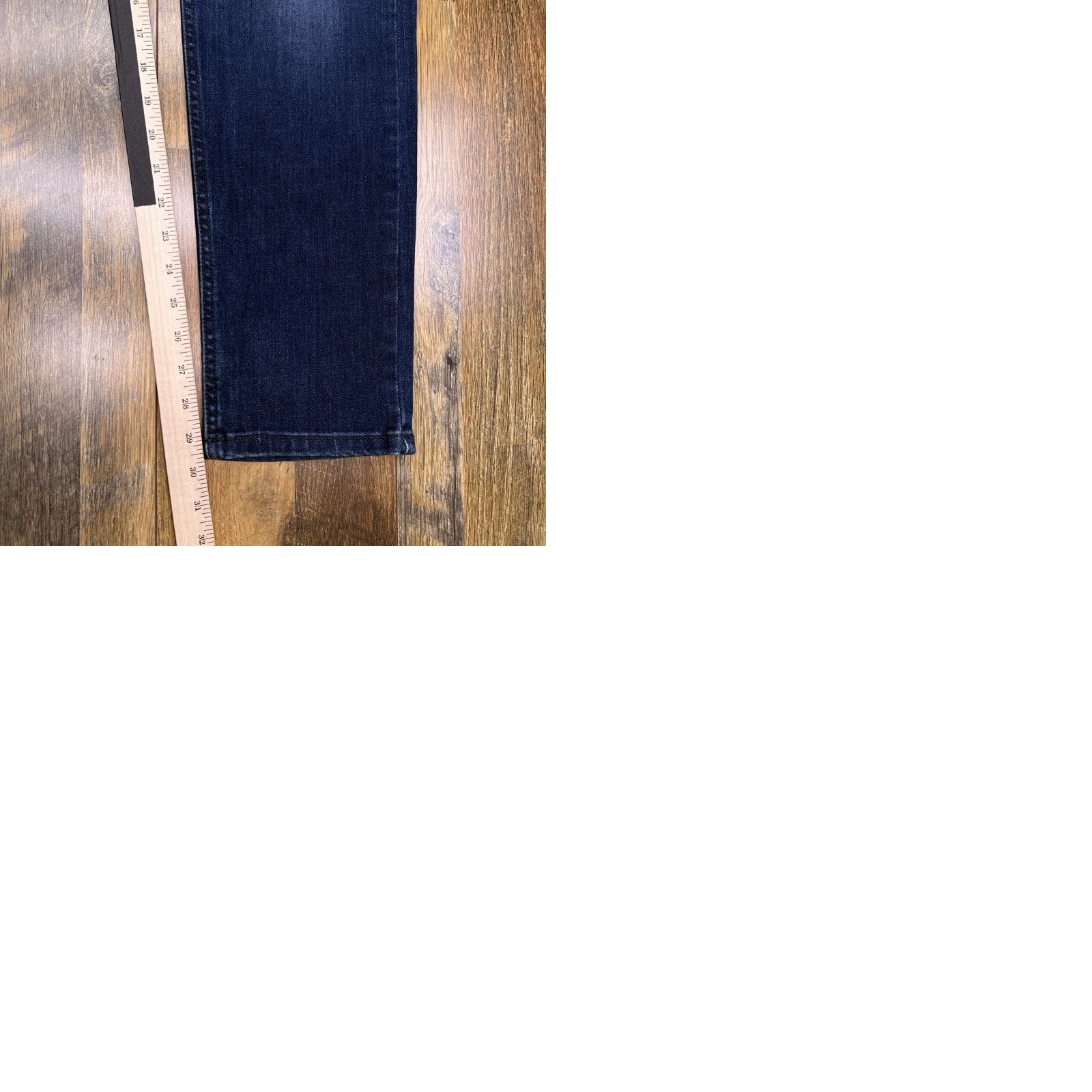 Levi's Levi's 502 Jeans Mens 29x32 Taper Stretch Denim Blue Regular Fit City 5-Pocket Logo Jeans Mens Size US 29 - 10 Thumbnail