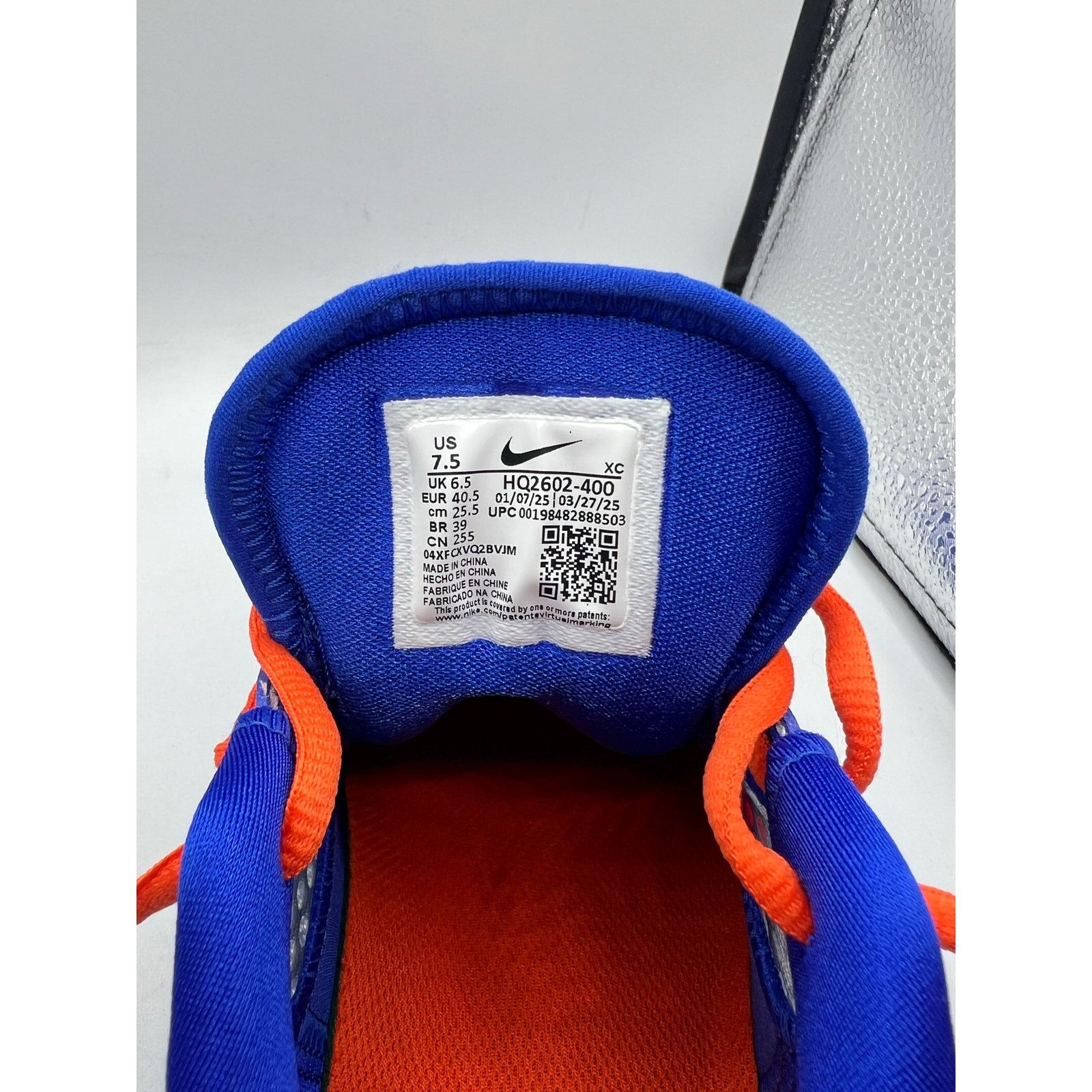 Nike Nike Vapor 12 Hypersmash Racer Blue Orange Tennis Shoes Size US 7.5 / EU 40-41 - 6 Thumbnail