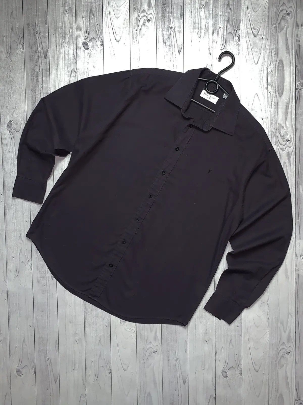 Vintage × Yves Saint Laurent Vintage Yves Saint Laurent shirt YSL logo size L Size US L / EU 52-54 / 3 - 2 Thumbnail