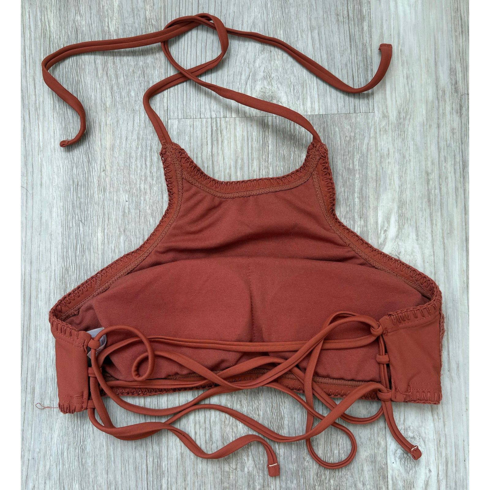 Other Xhilaration | Women's Knit Crochet High Neck Bikini | Small Size S / US 4 / IT 40 - 2 Thumbnail