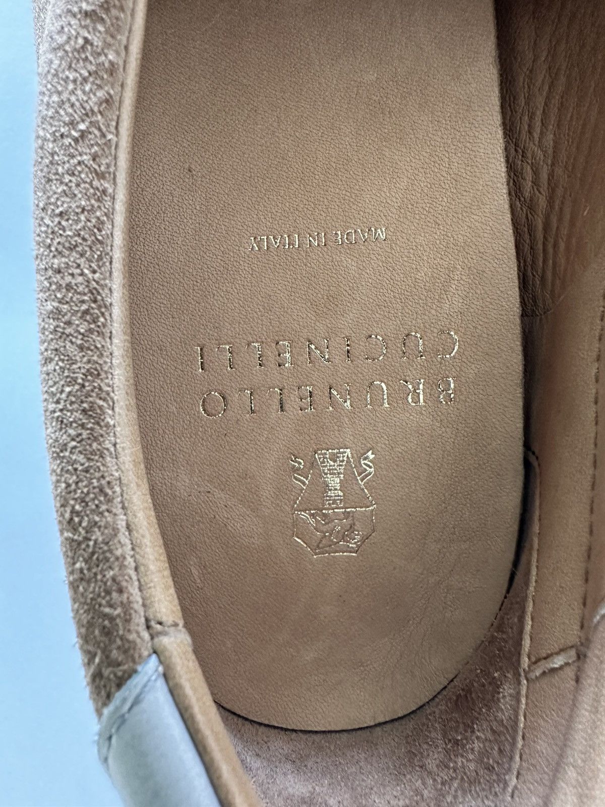 Brunello Cucinelli BRUNELLO CUCINELLI Suede Slip-On Sneakers Size 43 Size US 10 / EU 43 - 5 Thumbnail