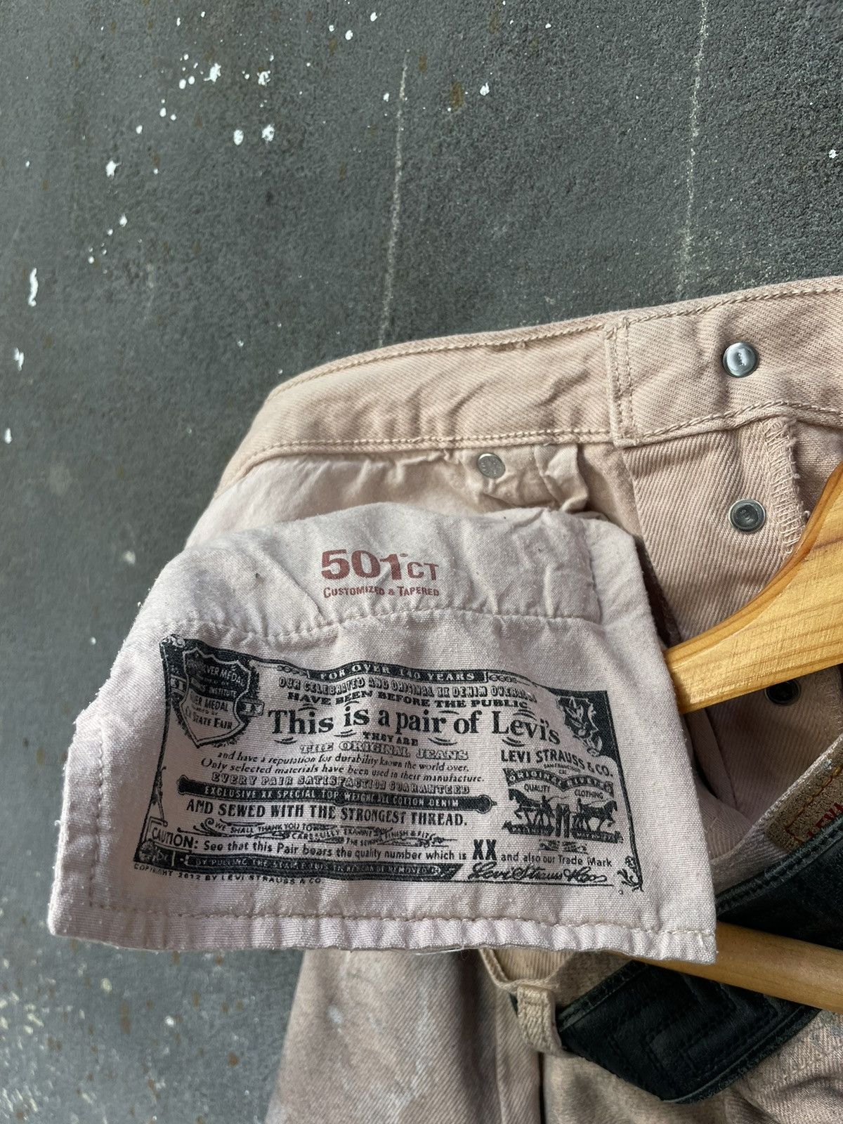 Levi's Levi’s Custom Y2K Denim Jeans Opium Distressed Works Fade Size US 30 / EU 46 - 15 Thumbnail
