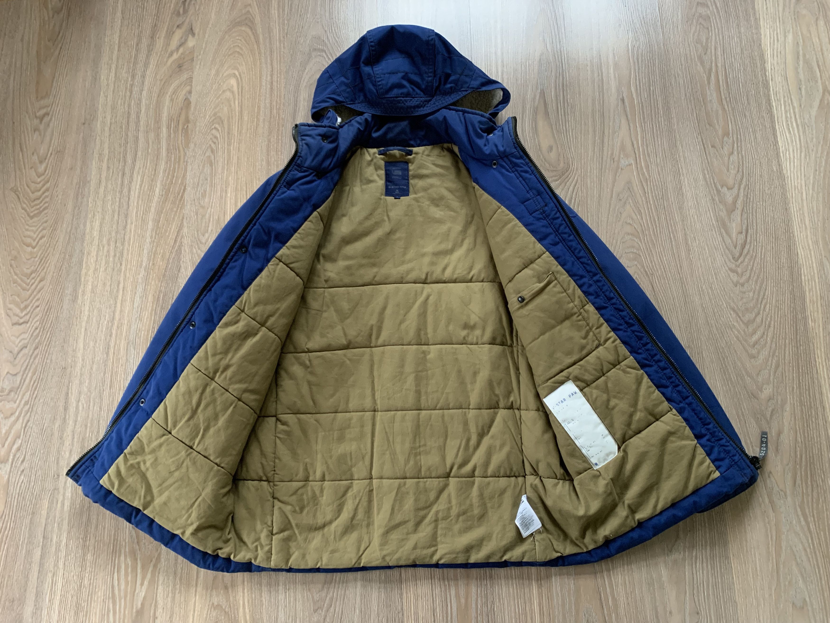 G-Star G Star Raw Blue Welder Hooded Jacket Size US L / EU 52-54 / 3 - 4 Thumbnail