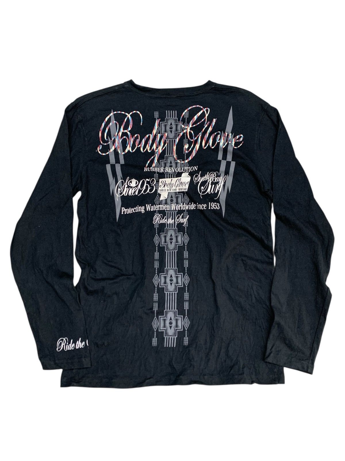 If Six Was Nine × Japanese Brand × Le Grande Bleu (L.G.B.) japan grunge undefined body glove y2k longsleeve Size US L / EU 52-54 / 3 - 1 Thumbnail
