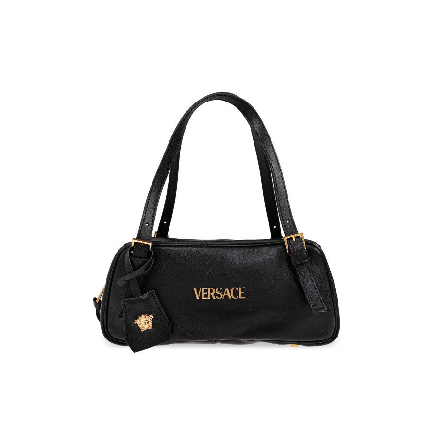 Versace VERSACE Tag Bowling Black Leather Shoulder Bag New & Authent Size ONE SIZE - 1 Thumbnail