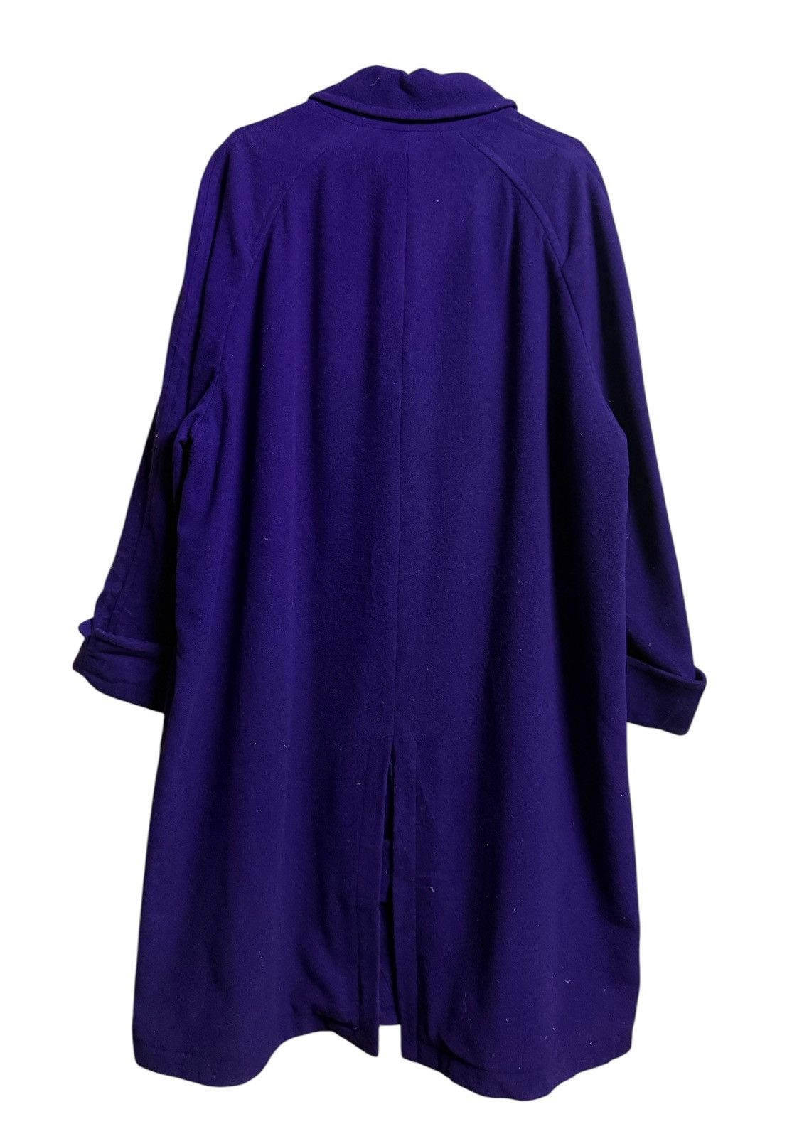 Polo Ralph Lauren RALPH LAUREN PURPLE WOOL LONG COAT Size US XL / EU 56 / 4 - 4 Thumbnail