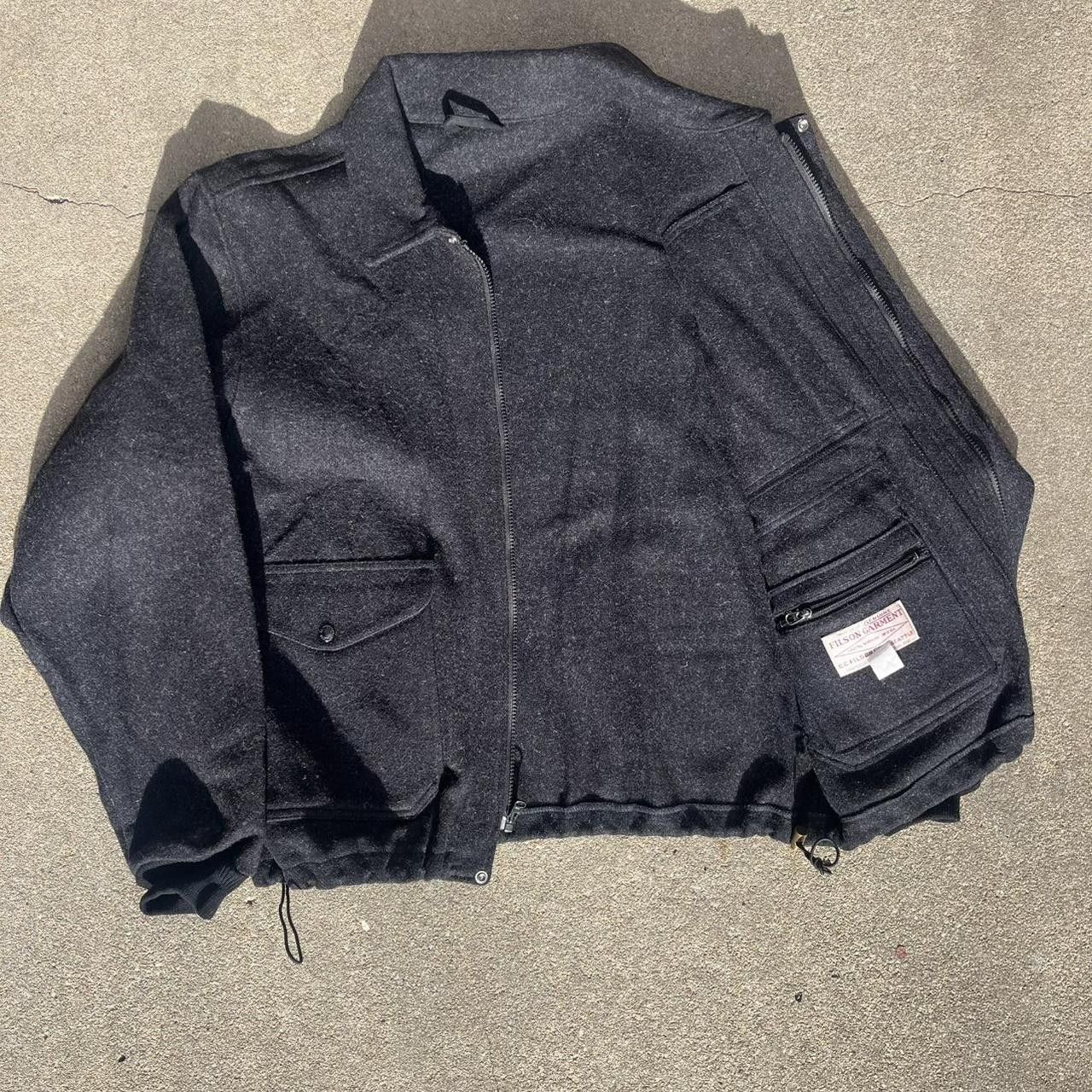 Filson MiUSA Filson Black Wool Jacket size XL Size US XL / EU 56 / 4 - 1 Thumbnail