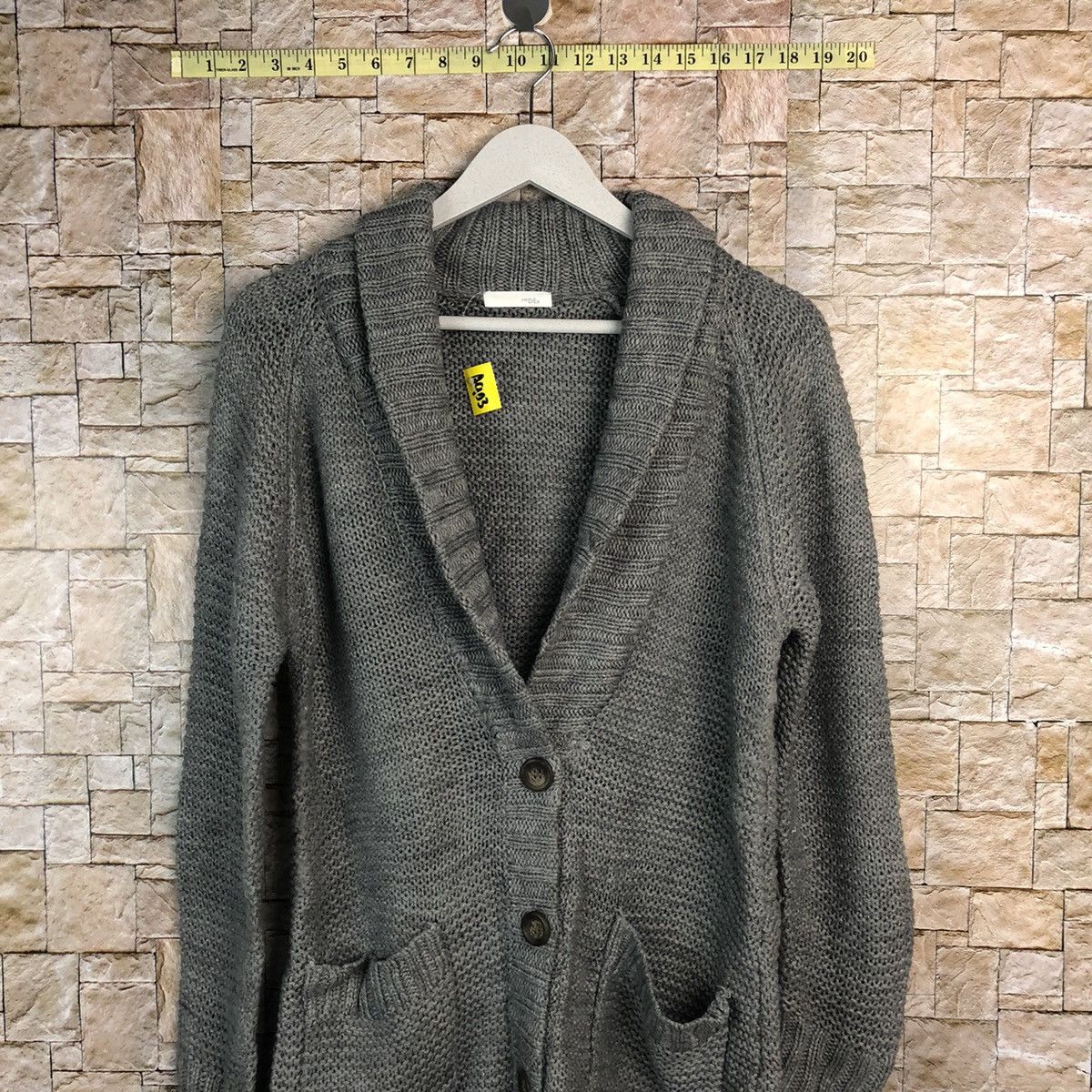 Homespun Knitwear × Index Index Grey Cardigan Knitwear #A903 Size US M / EU 48-50 / 2 - 2 Thumbnail