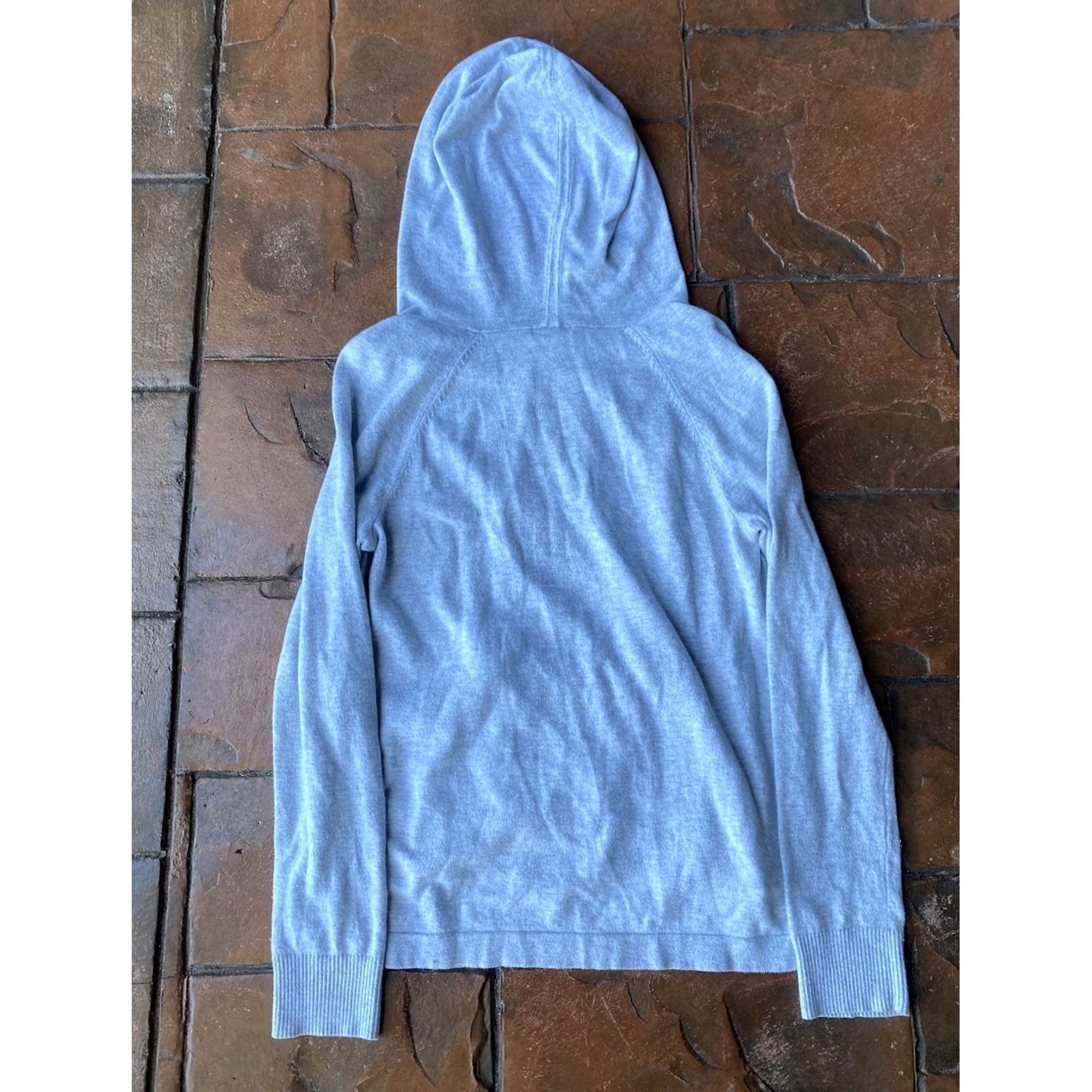 Juicy Couture VINTAGE Juicy Couture Hoodie Sweatshirt Women’s Small Gray Pockets Y2K Slim Velour Rhinestone Barbi e Size S / US 4 / IT 40 - 3 Thumbnail