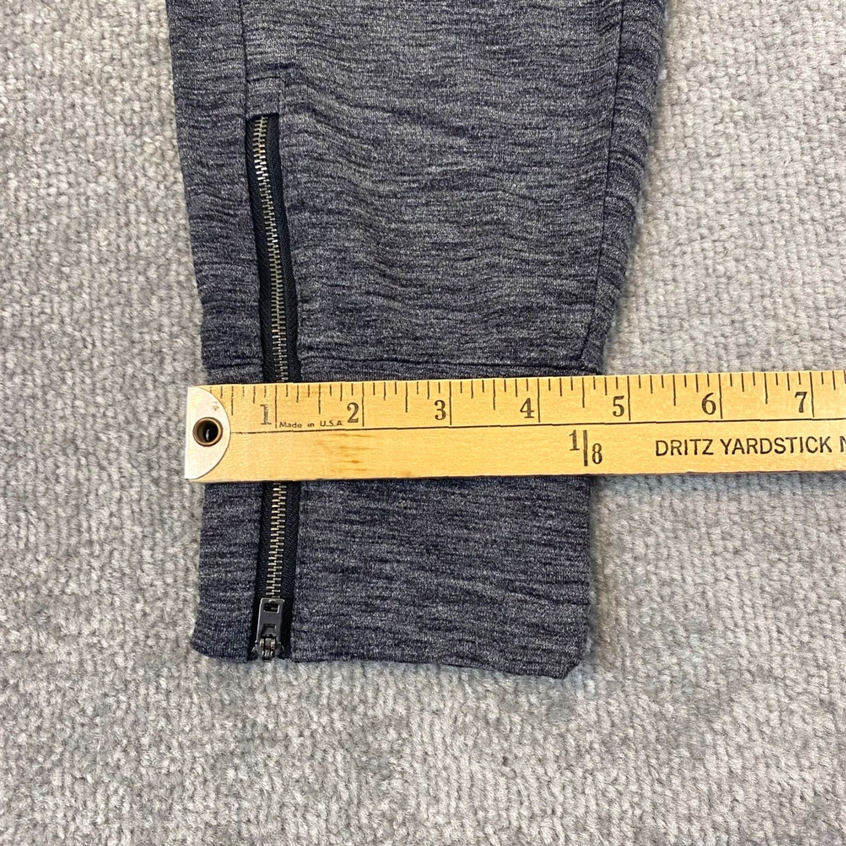 Athleta Athleta Metro Street Jogger Pants Womens Small Heather Gray Ankle Zip Athleisure Size 28" / US 6 / IT 42 - 5 Thumbnail