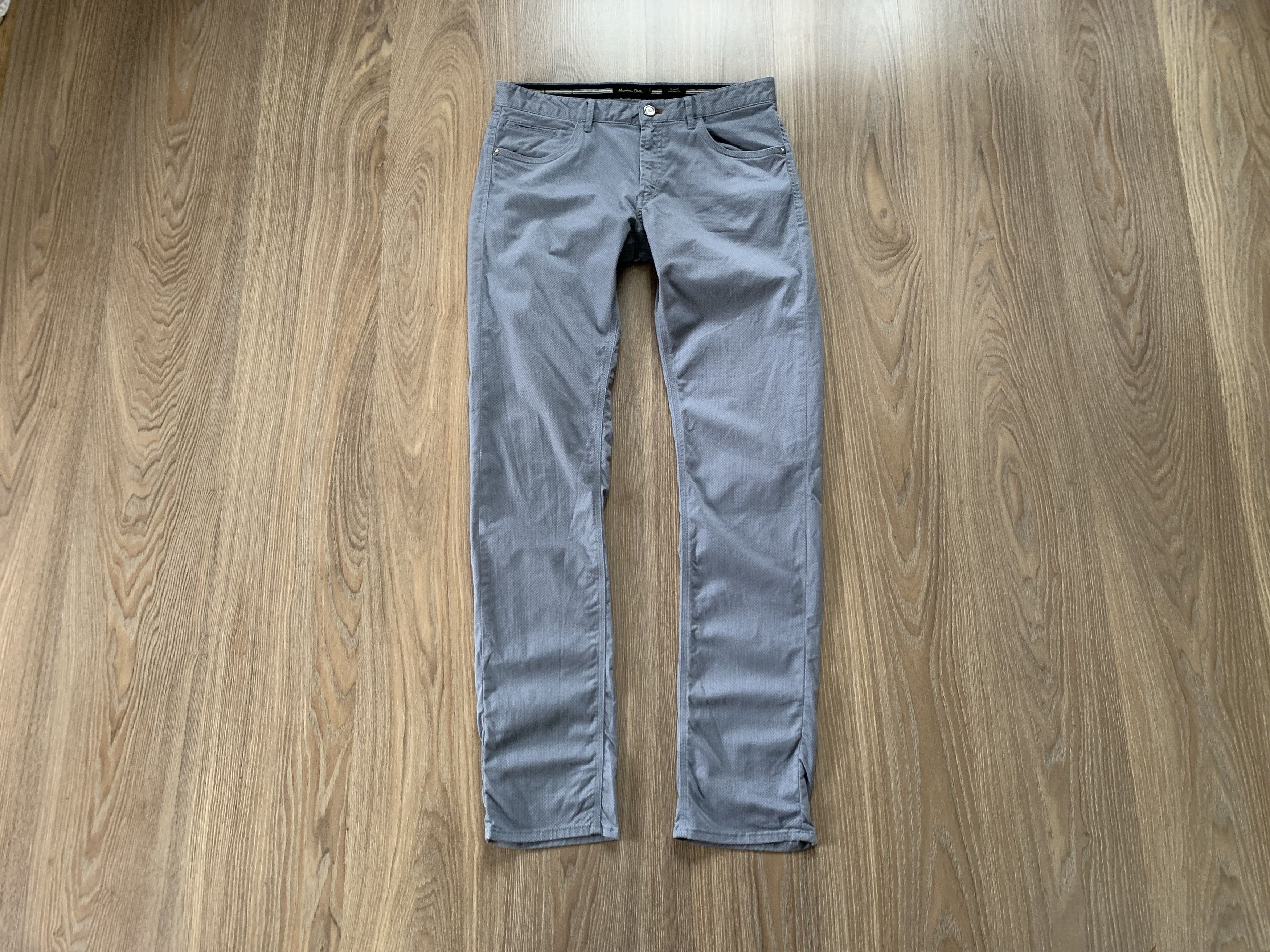 Designer × Massimo Dutti Massimo Dutti Slim Fit Casual Cotton Pants Size US 31 - 11 Thumbnail