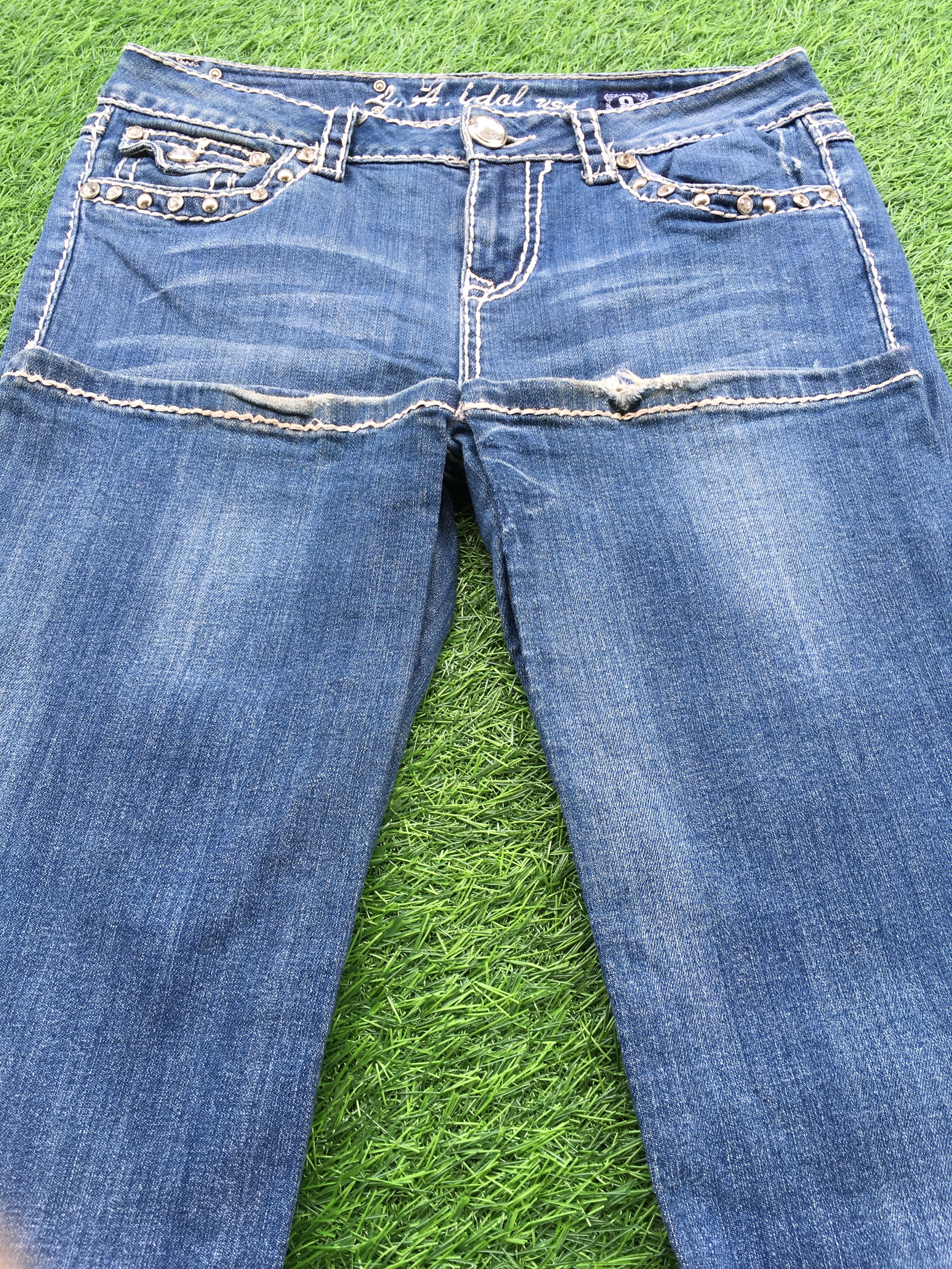 Grace in LA LA Idol USA signature cross boot jeans D-1028 Size 27" / US 4 / IT 40 - 5 Thumbnail