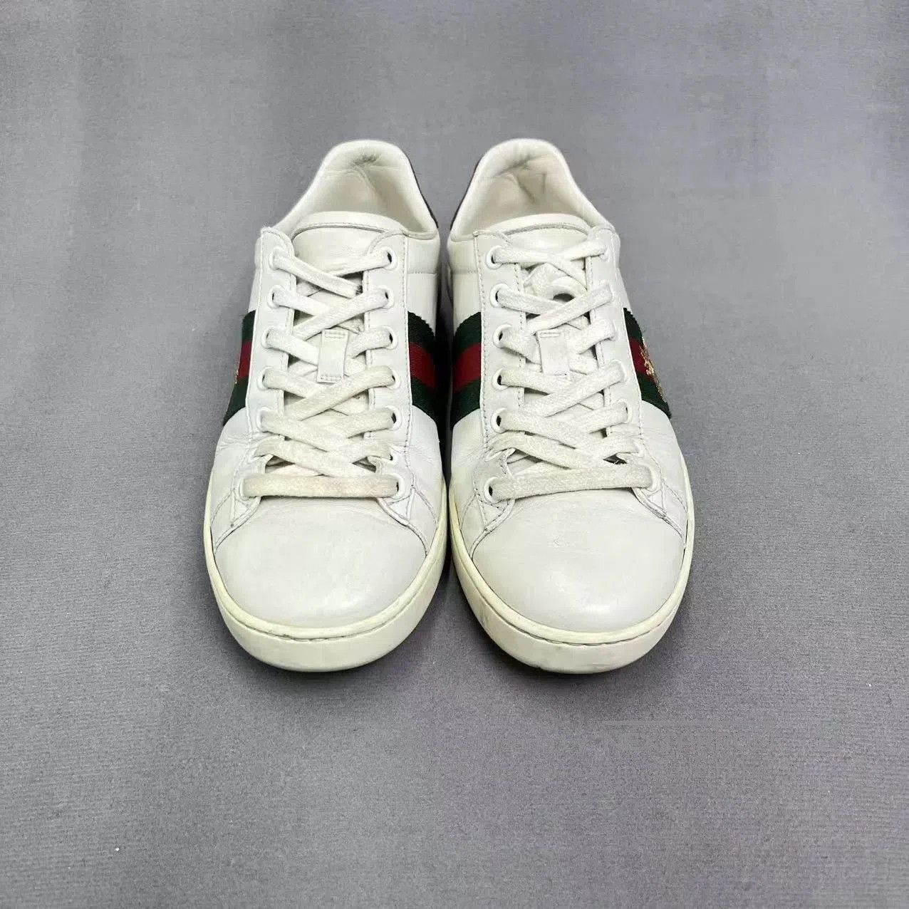 Gucci Gucci Ace Classic Bee White Sneakers. Size US 5.5 / IT 35.5 - 2 Thumbnail