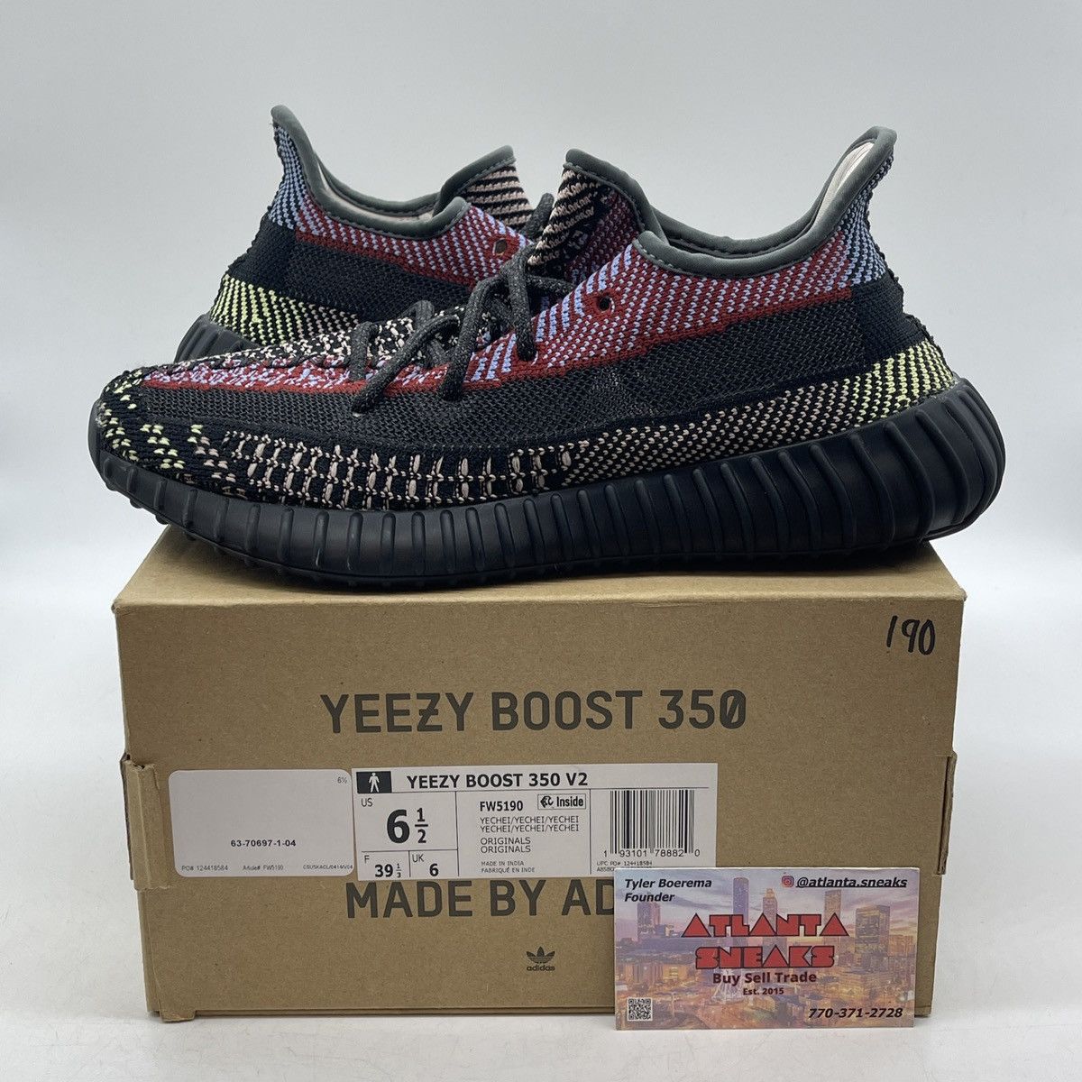 Adidas Yeezy boost 350 yecheil non reflective Size US 6.5 / EU 39-40 - 1 Thumbnail