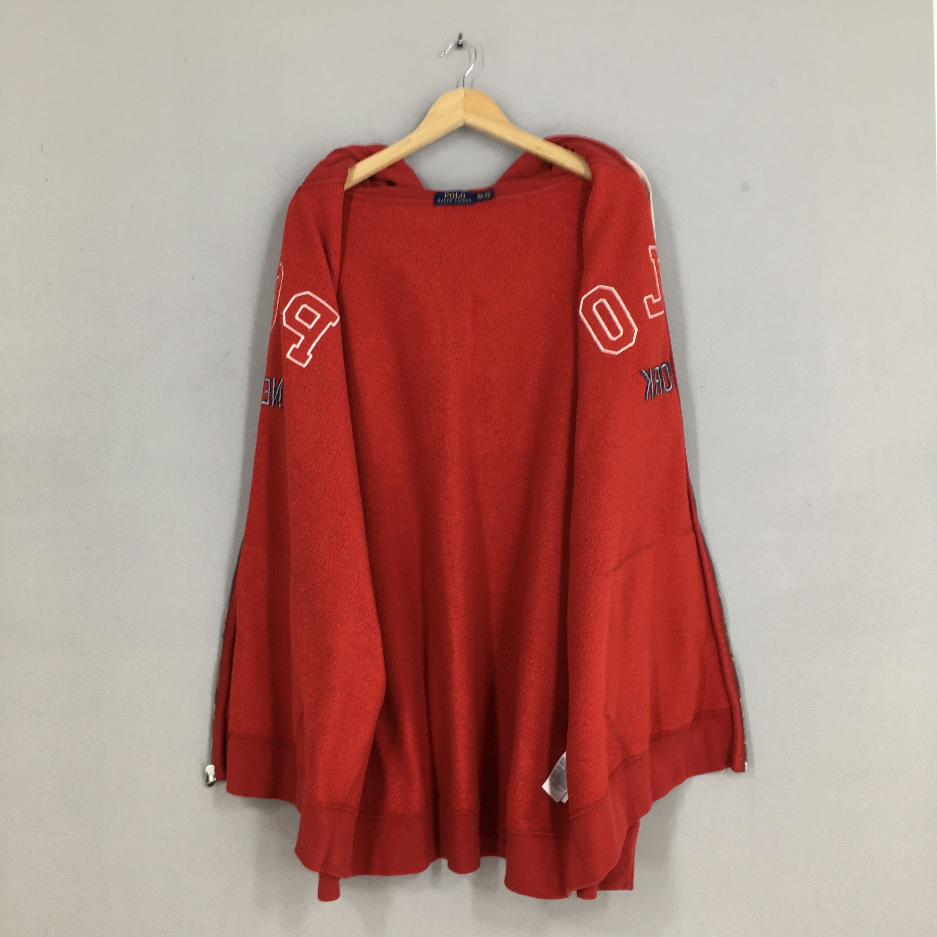 Polo Ralph Lauren Vintage Polo Ralph Lauren New York Zipper Hoodie 3XLarge Size US XXL / EU 58 / 5 - 4 Thumbnail