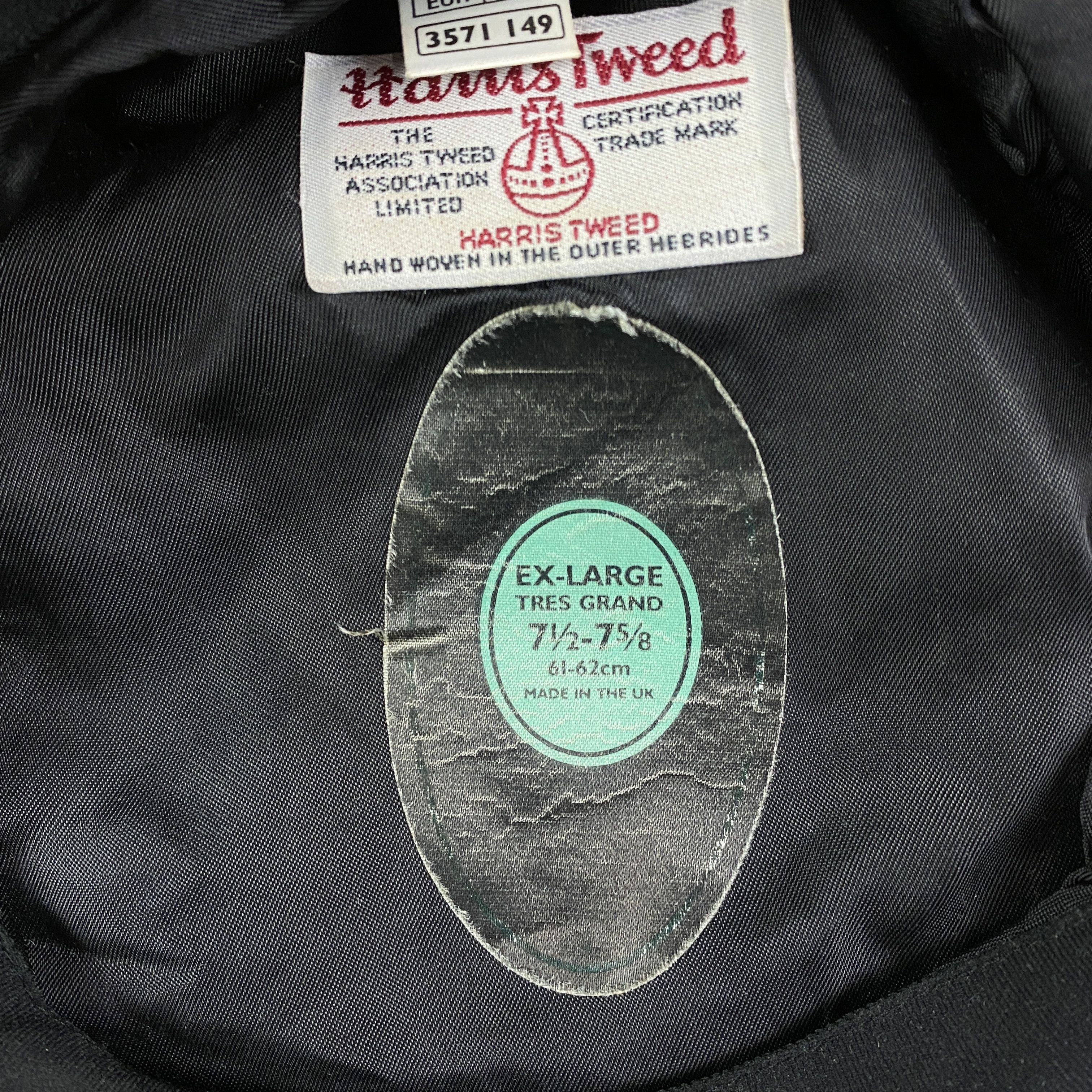 Harris Tweed Mens Flat Cap Hat Marks & Spencer Harris Tweed Size XL Size 34 - 5 Thumbnail