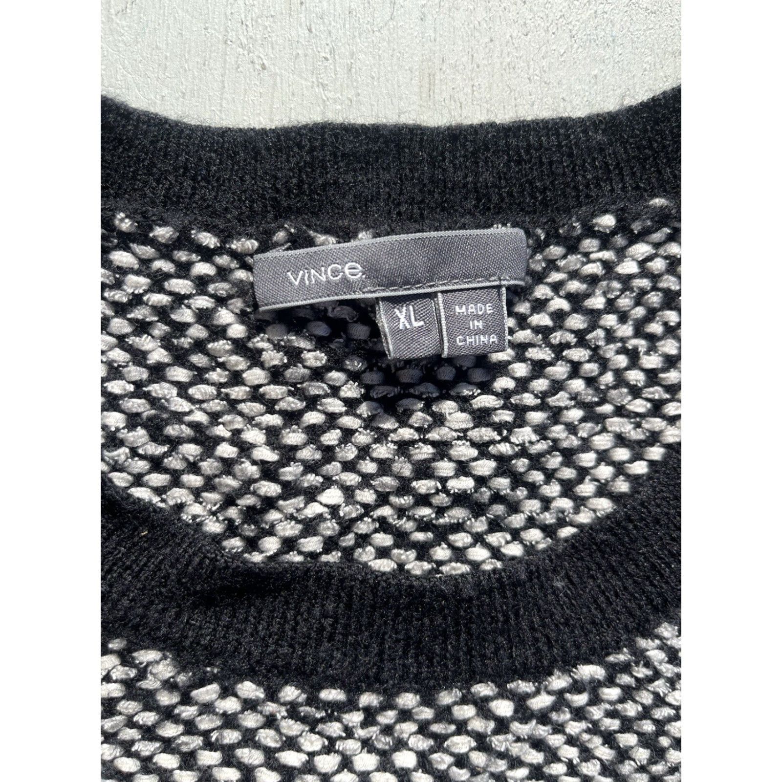 Vince Vince Sweater Multicolor XL Men City Golf Luxury Classic Yuppie Knit Crew Neck Pullover Wool Blend Size US XL / EU 56 / 4 - 3 Thumbnail